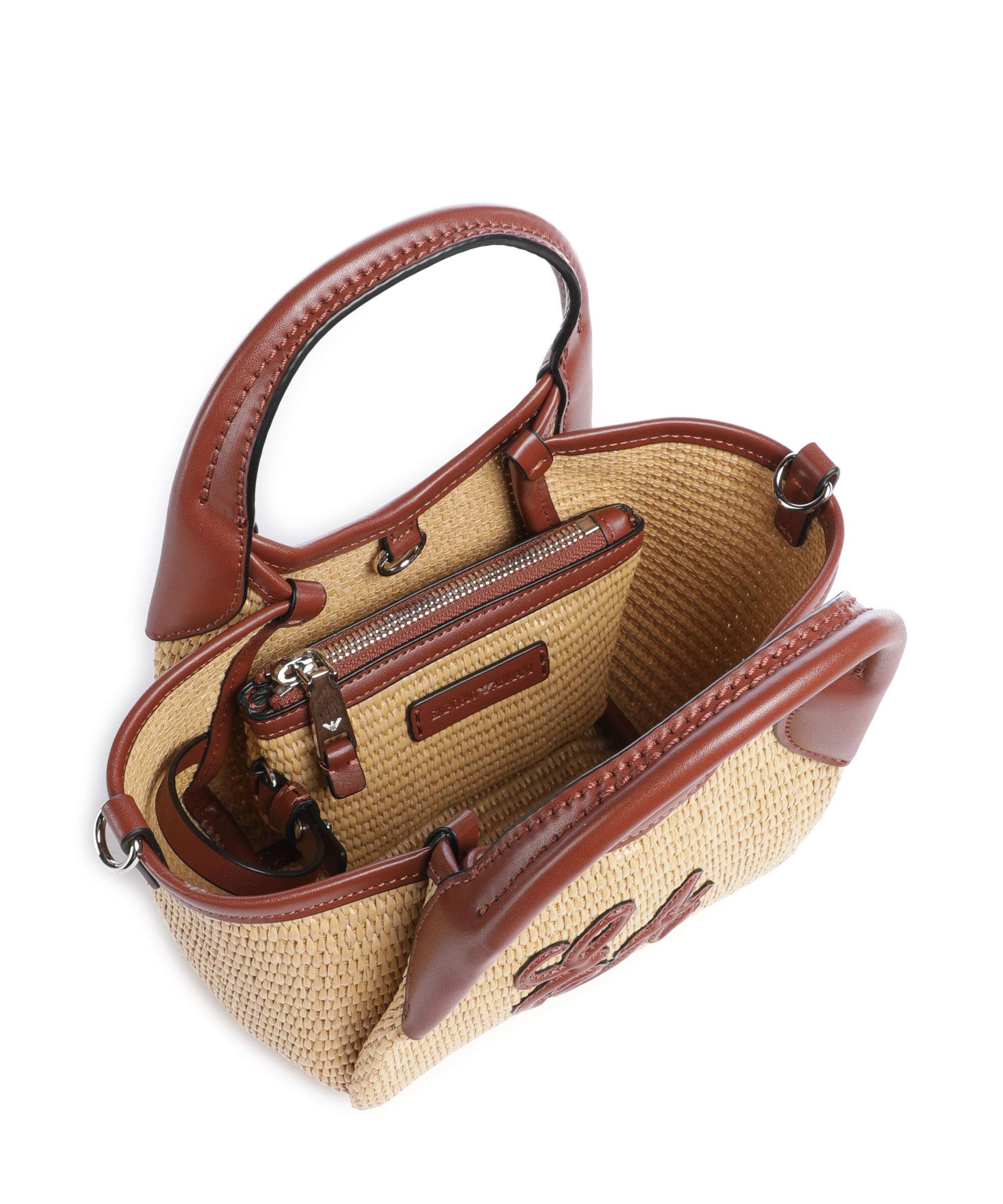 Emporio Armani Durini 24 S Crossbody bag naturale/siena - Image 6