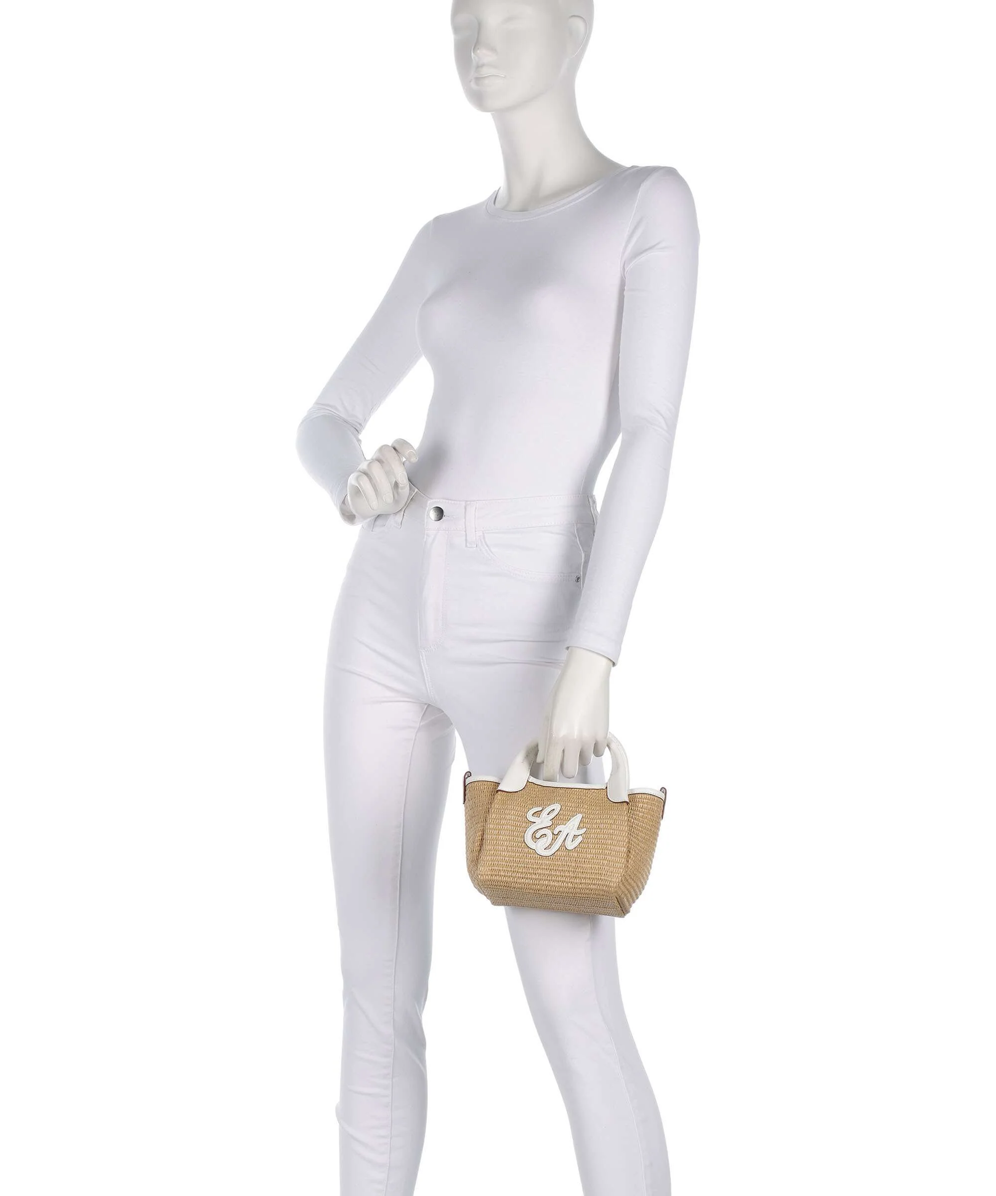 Emporio Armani Durini 24 S Crossbody bag naturale/bianco - Image 3