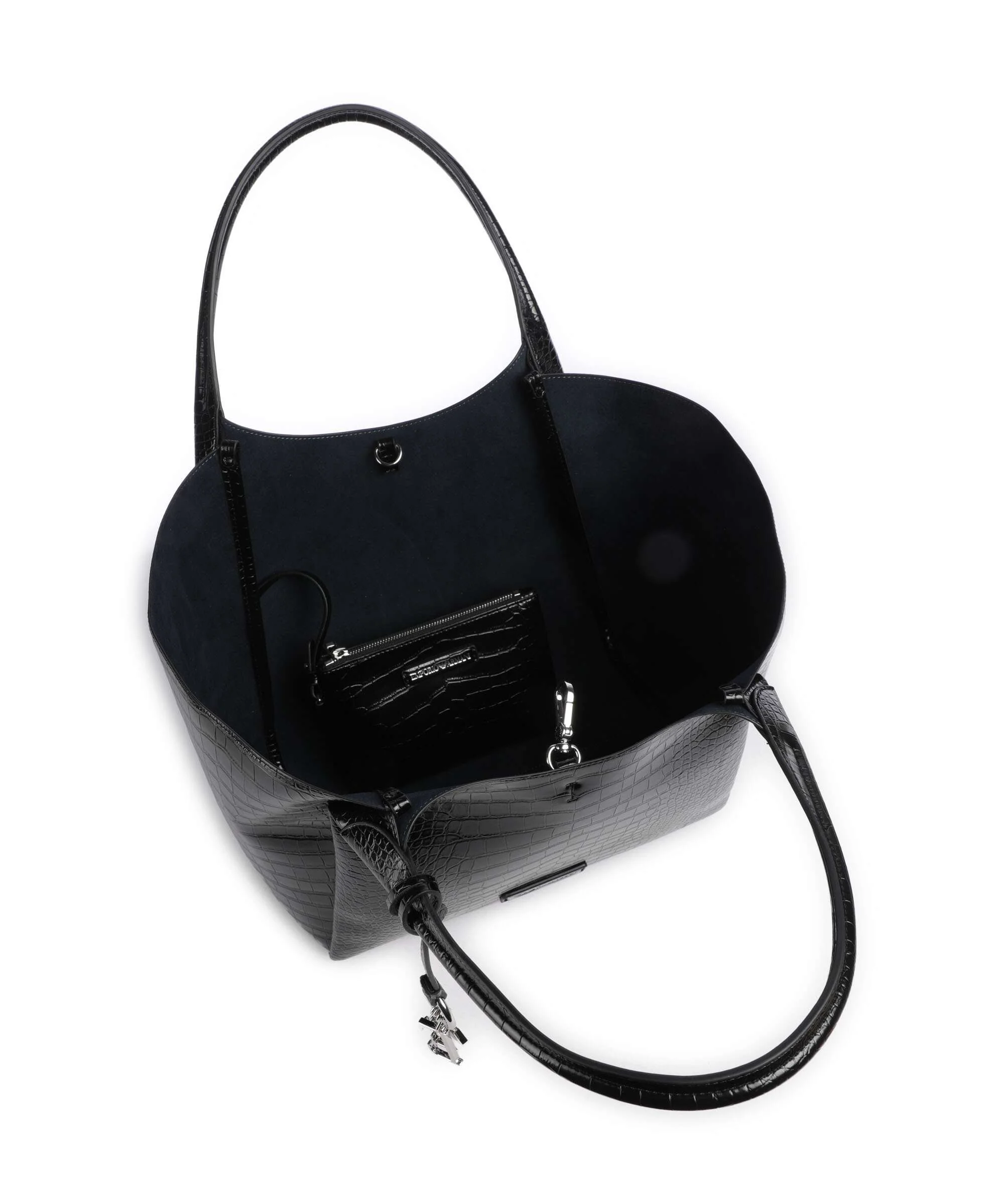 Emporio Armani Durini 24 Tote bag nero - Image 6