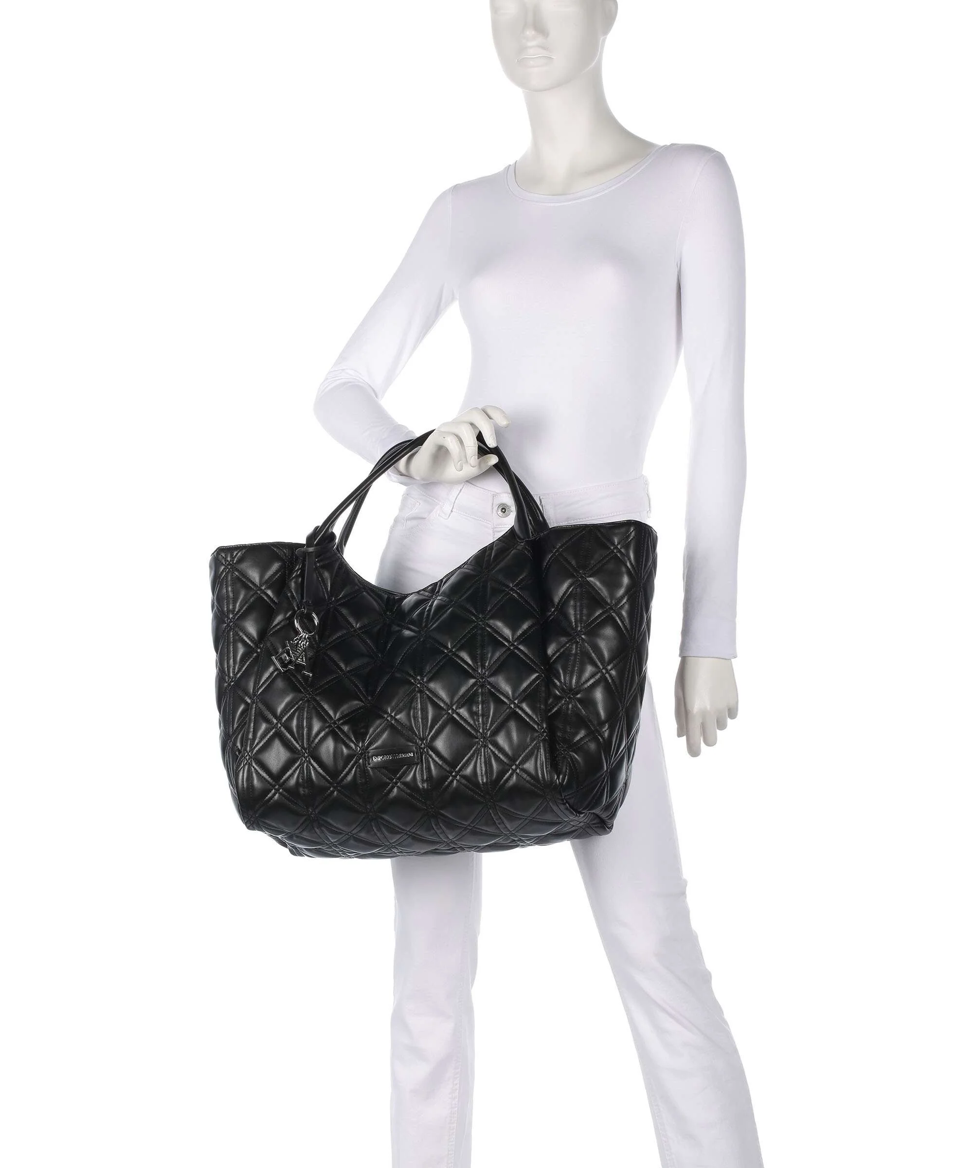 Emporio Armani Durini 24 Tote bag nero - Image 3