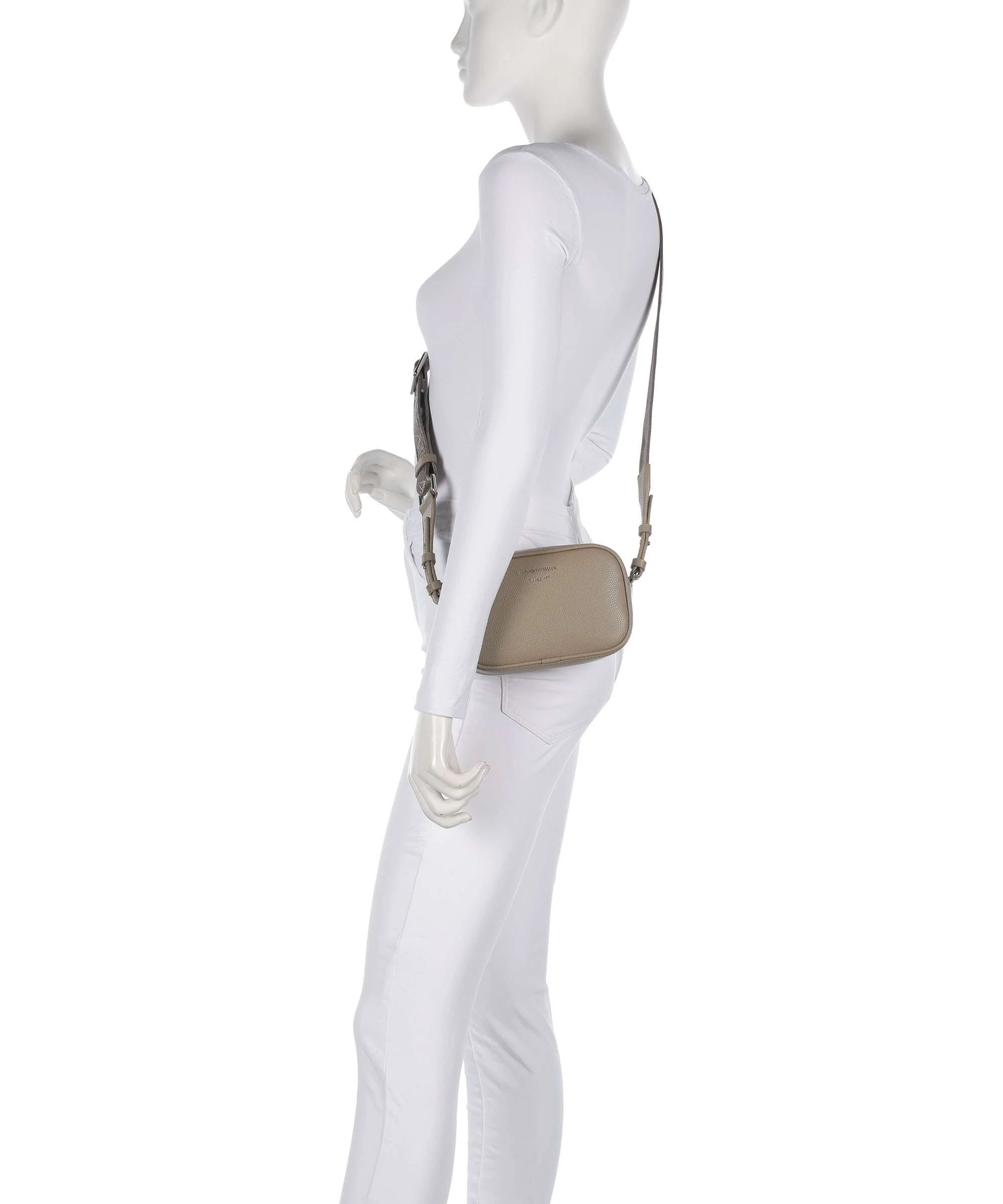 Emporio Armani Lilly Crossbody bag creta/moka - Image 3