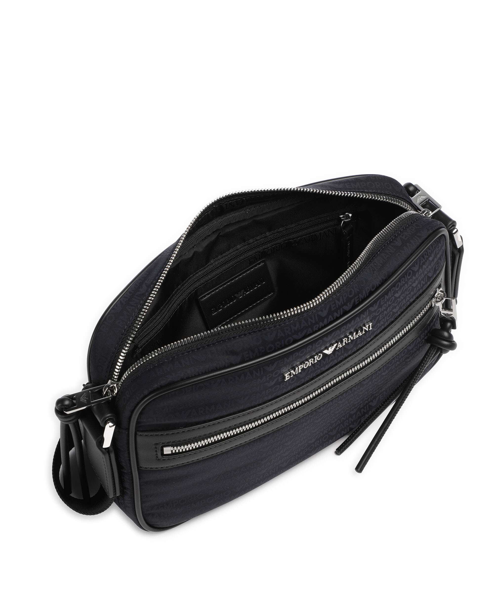 Emporio Armani Monogram Crossbody bag iconico blu navy - Image 6