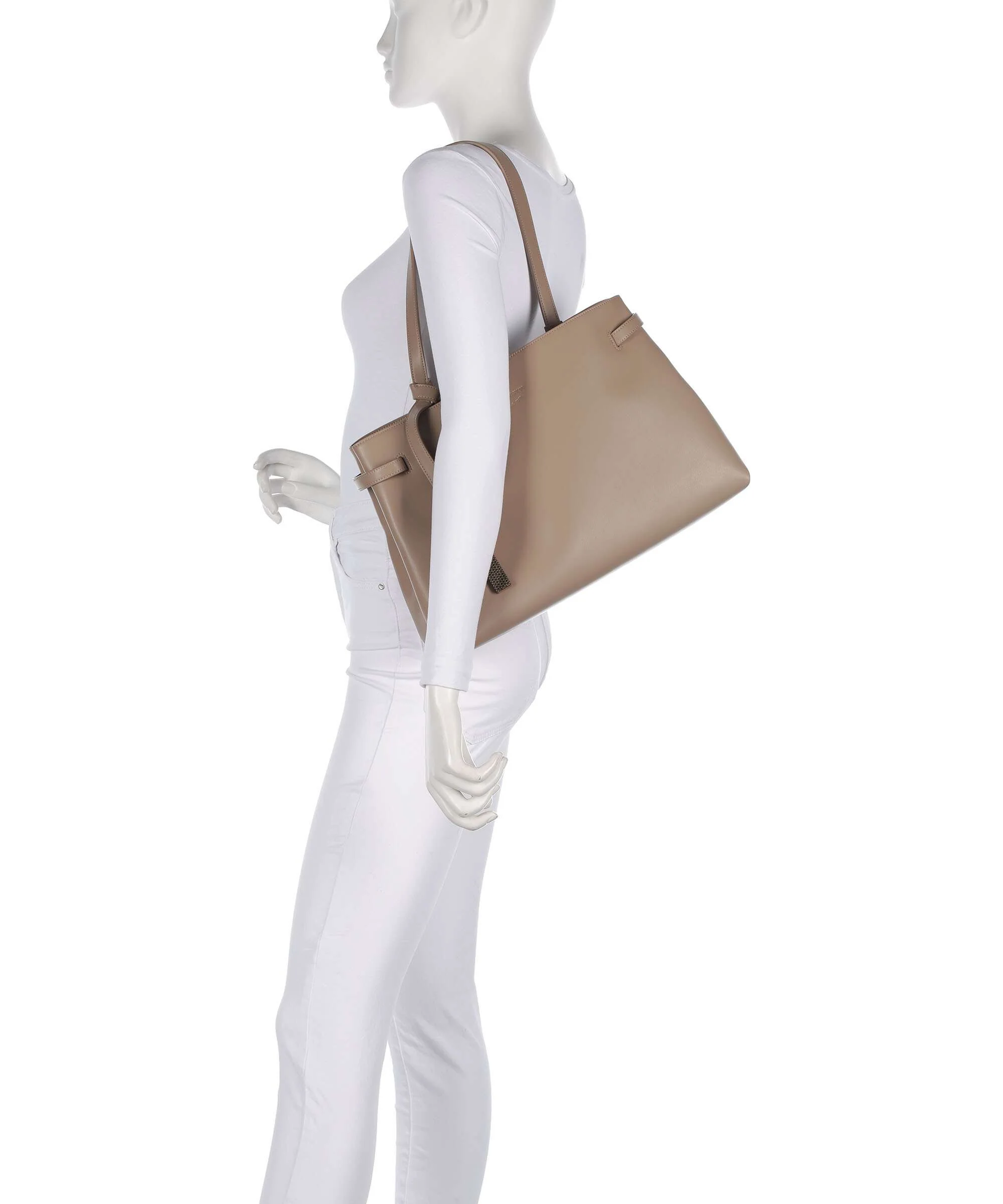 Emporio Armani Nora M Tote bag visone - Image 3