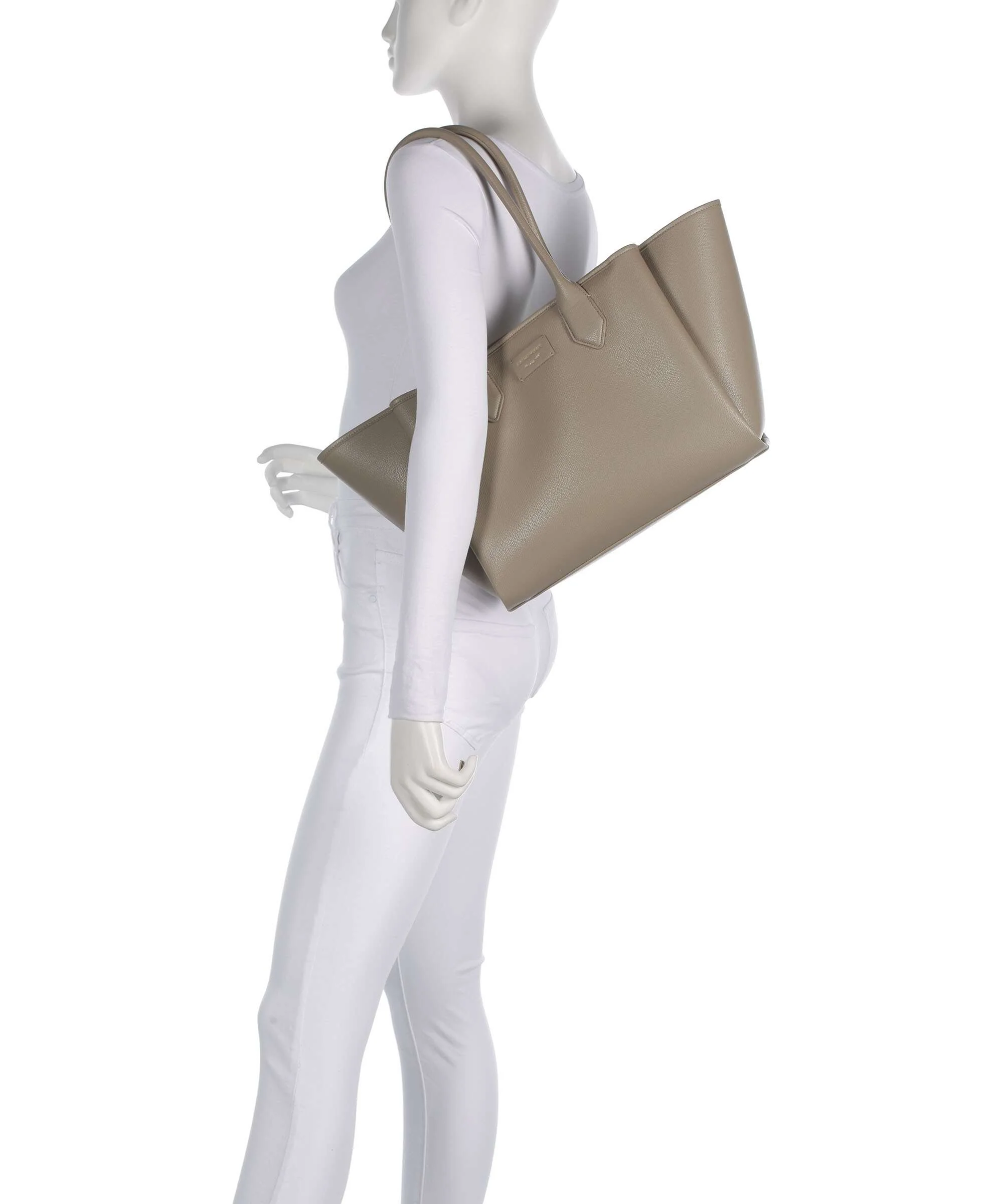 Emporio Armani Odette Tote bag creta/moka - Image 3