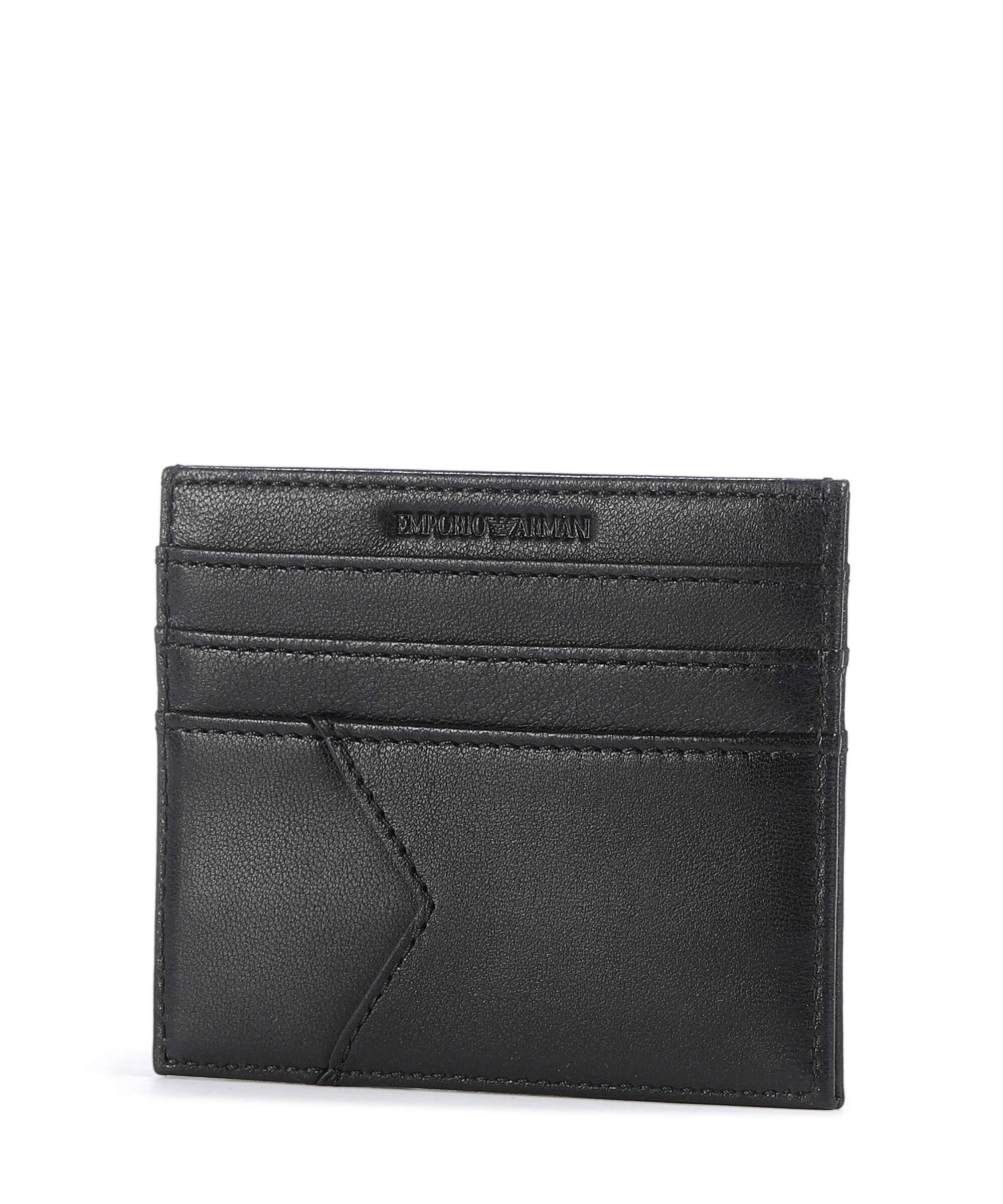 Emporio Armani Premium Nappa Credit card holder black beauty - Image 2