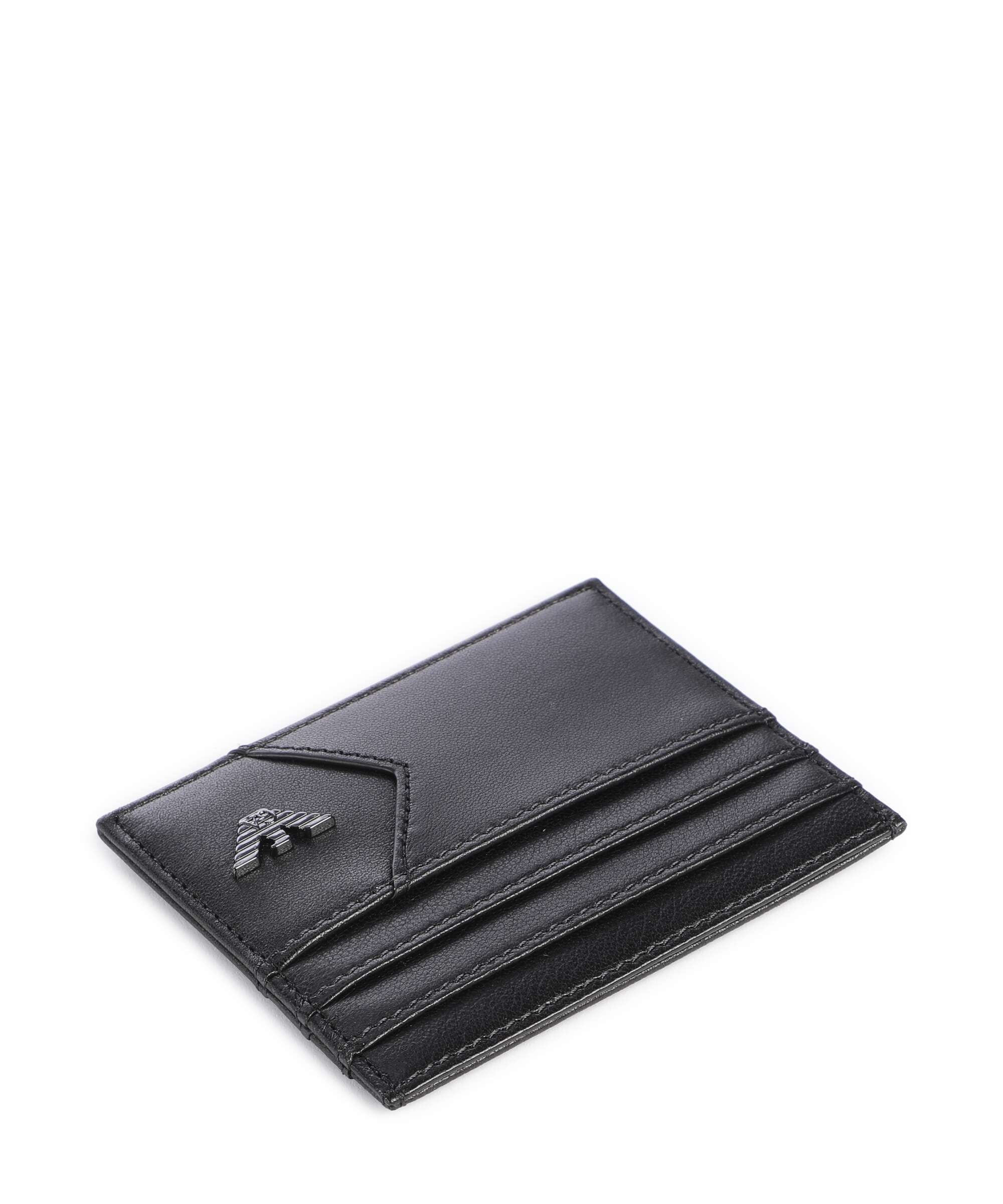 Emporio Armani Premium Nappa Credit card holder black beauty - Image 3
