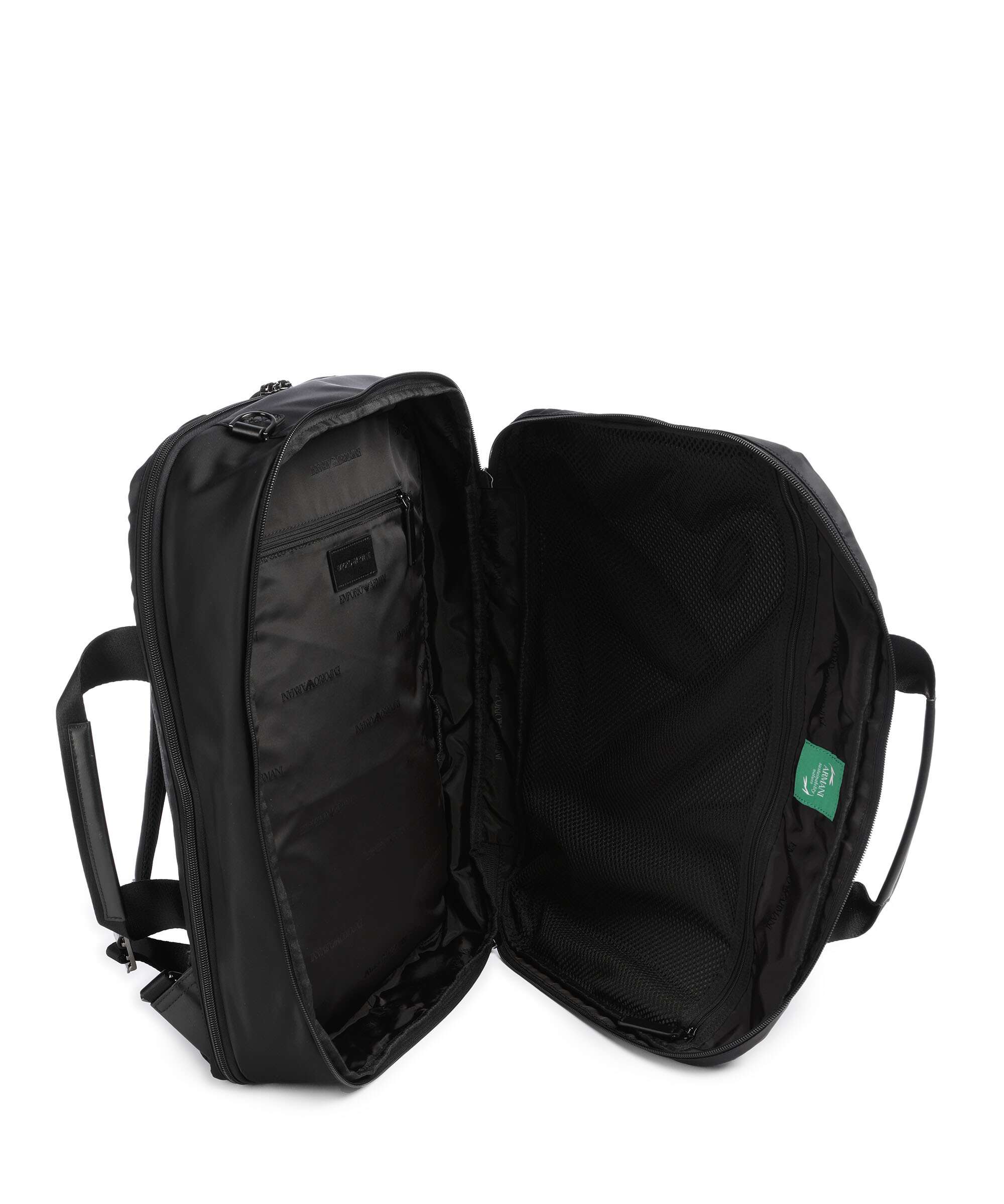 Emporio Armani Recycled Nylon Backpack bag black beauty - Image 6