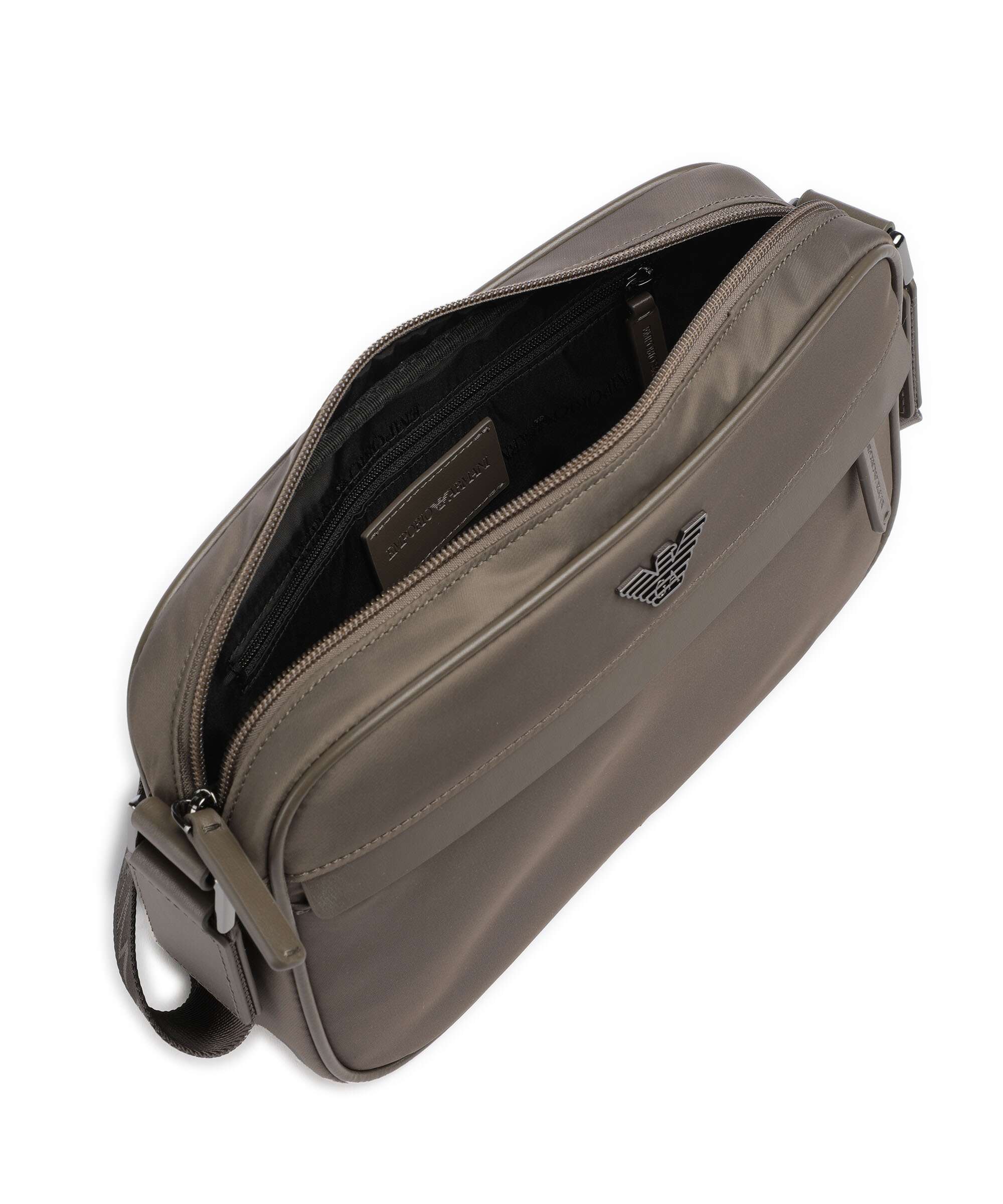 Emporio Armani Recycled Nylon Crossbody bag major brown - Image 5
