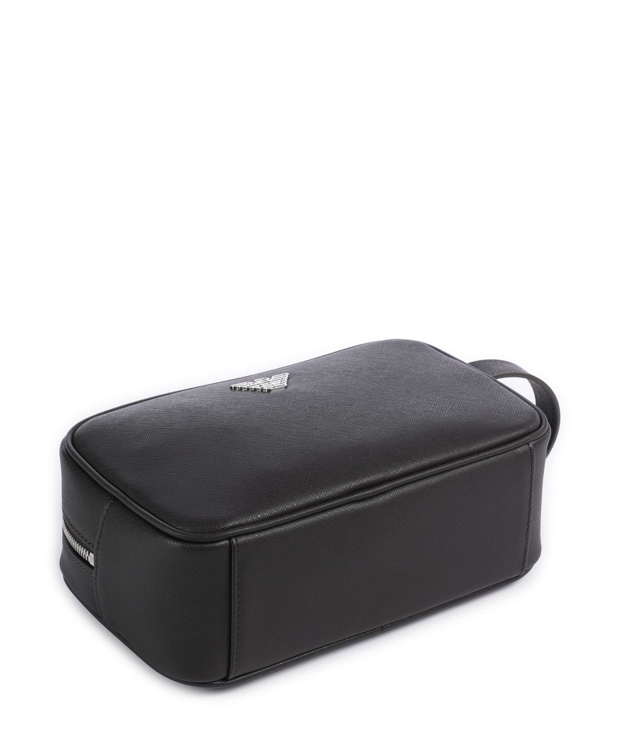 Emporio Armani Saffiano Animation Toiletry bag ebony - Image 3