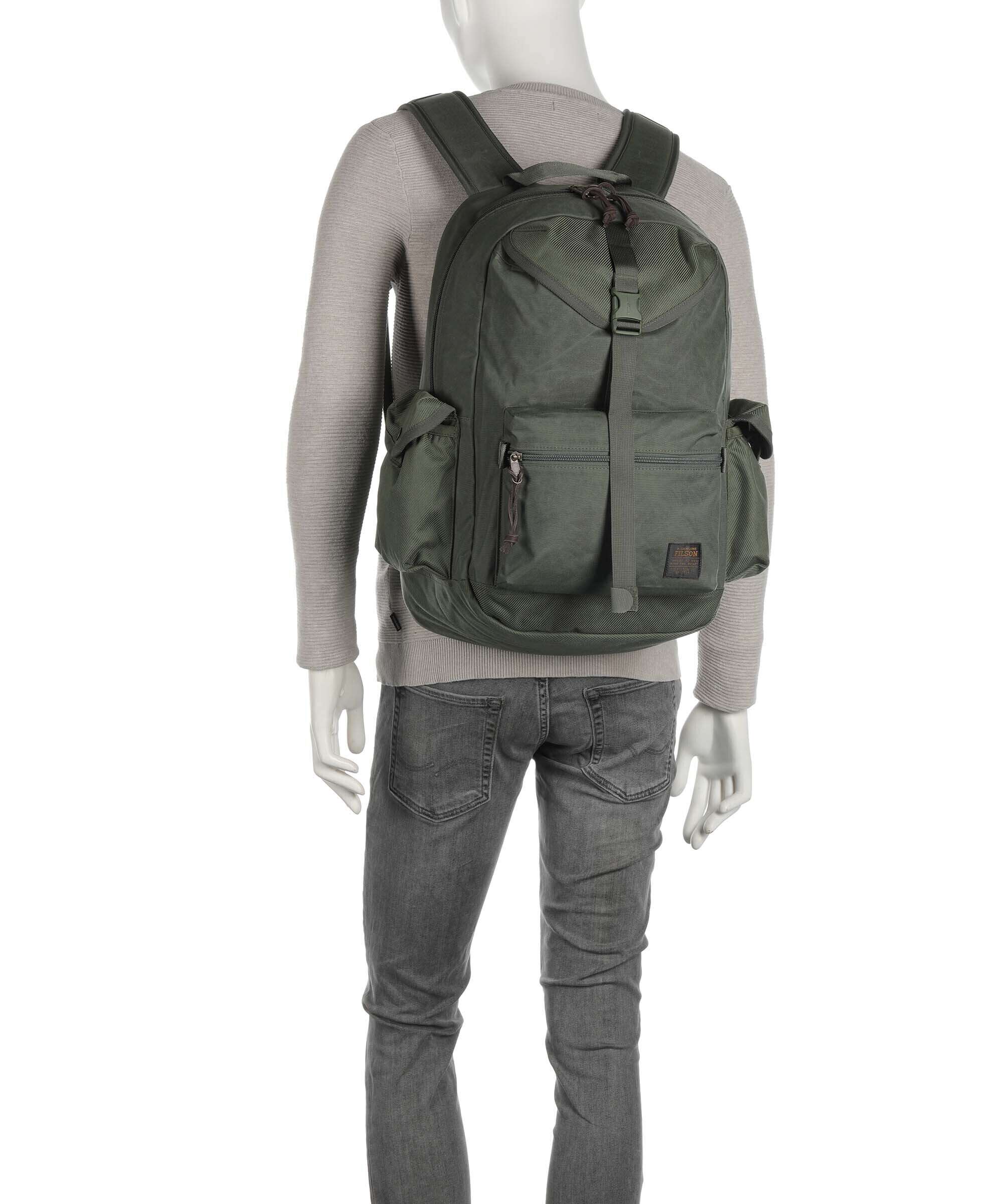 Filson Cordura Nylon Surveyor Backpack service green - Image 4