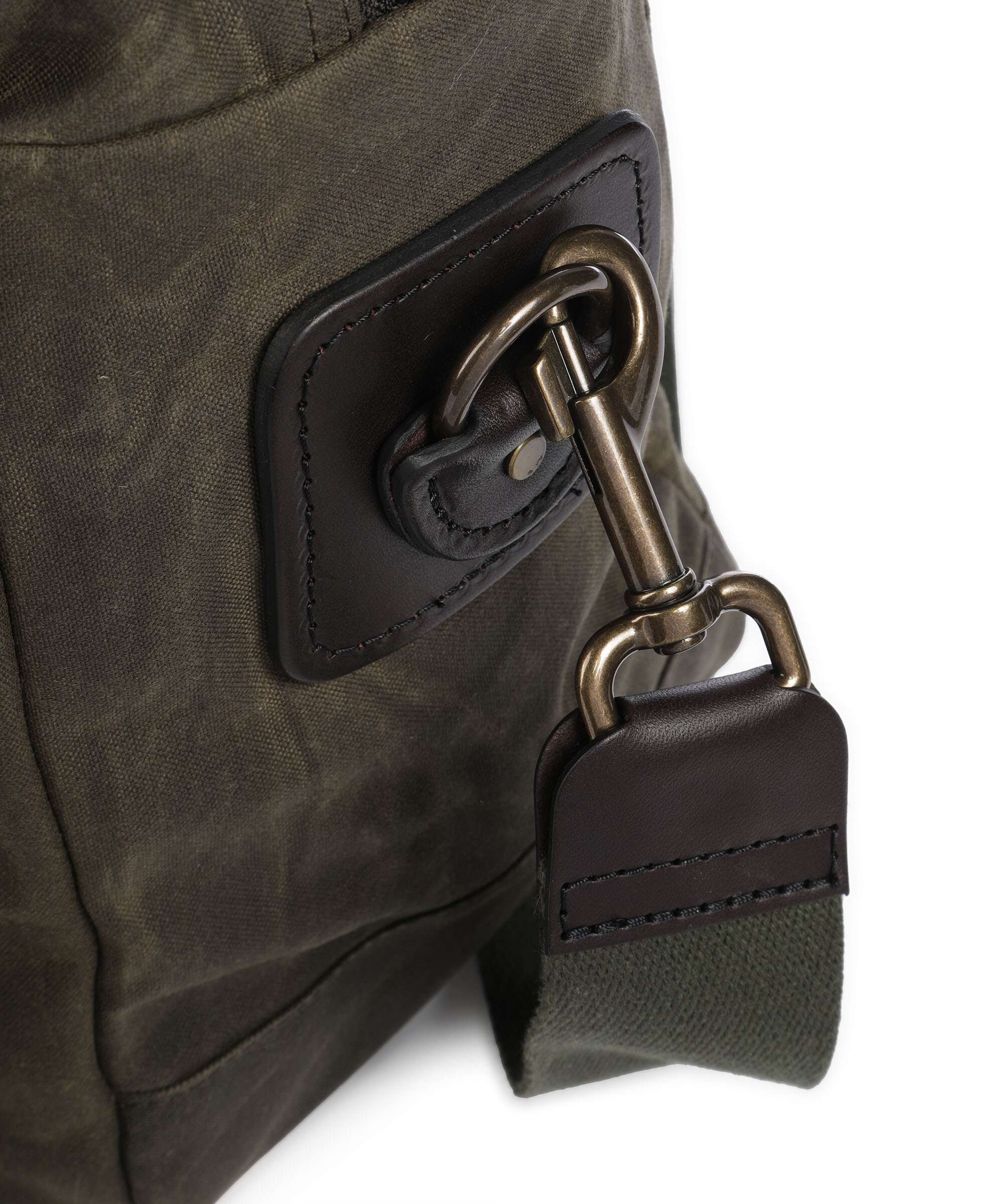Filson Oil Finish Tin Cloth 24HR Duffle Weekend bag otter green - Image 3