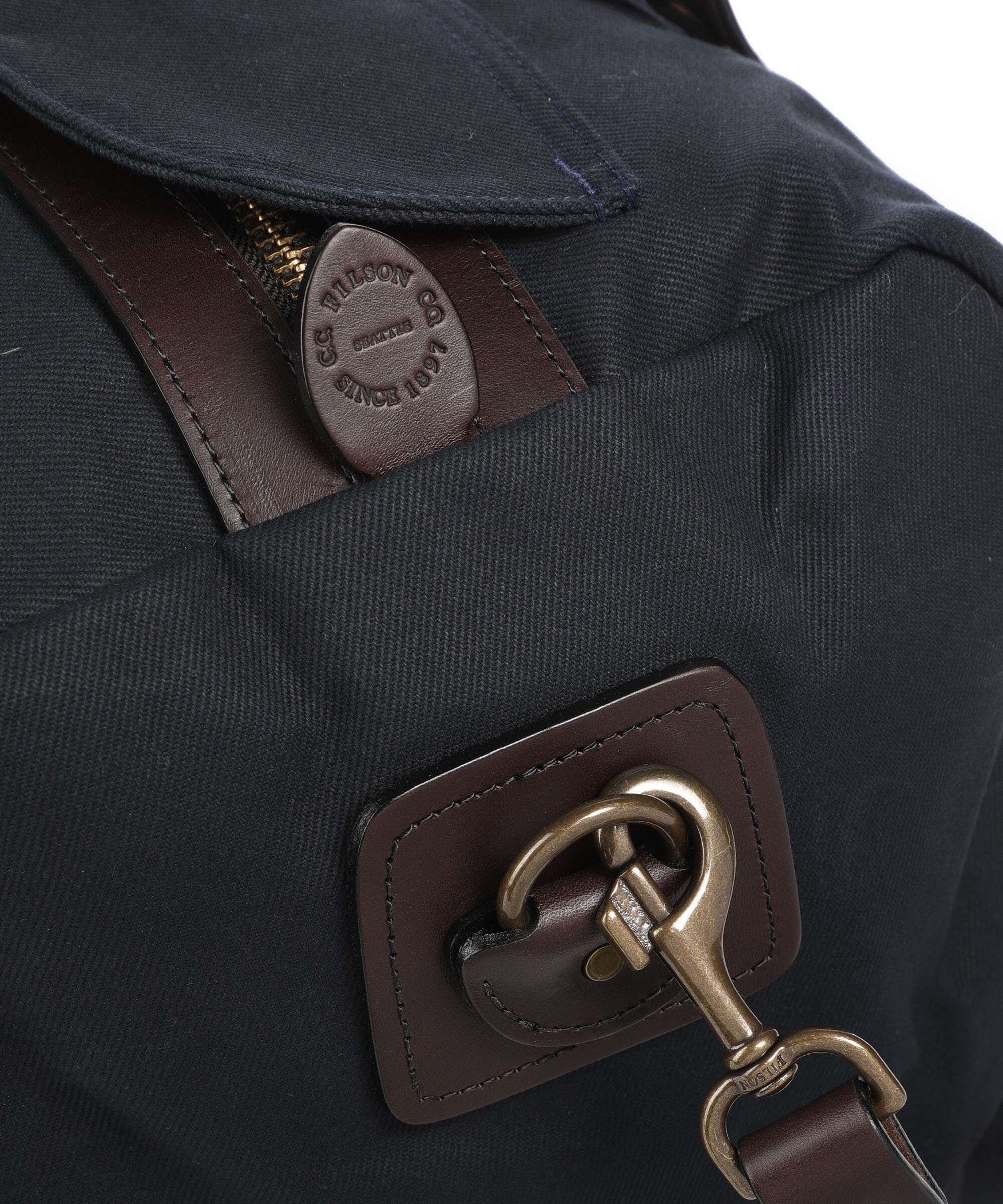 Filson Rugged Twill Medium Weekend bag navy - Image 3
