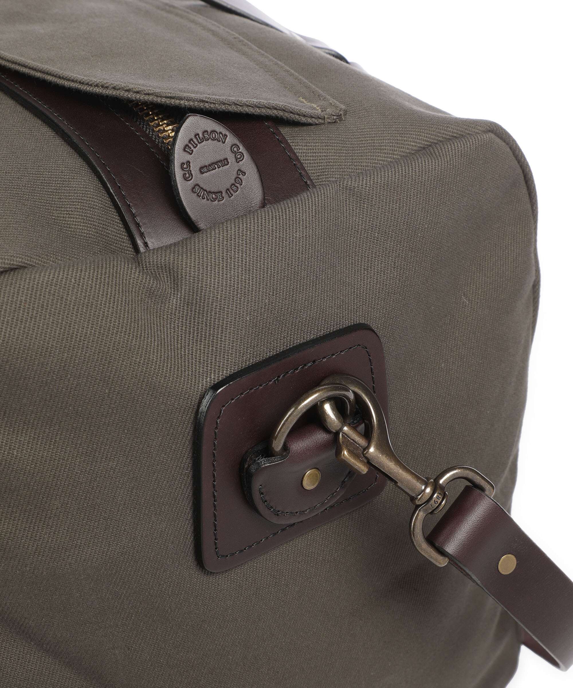 Filson Rugged Twill Medium Weekend bag otter green - Image 3