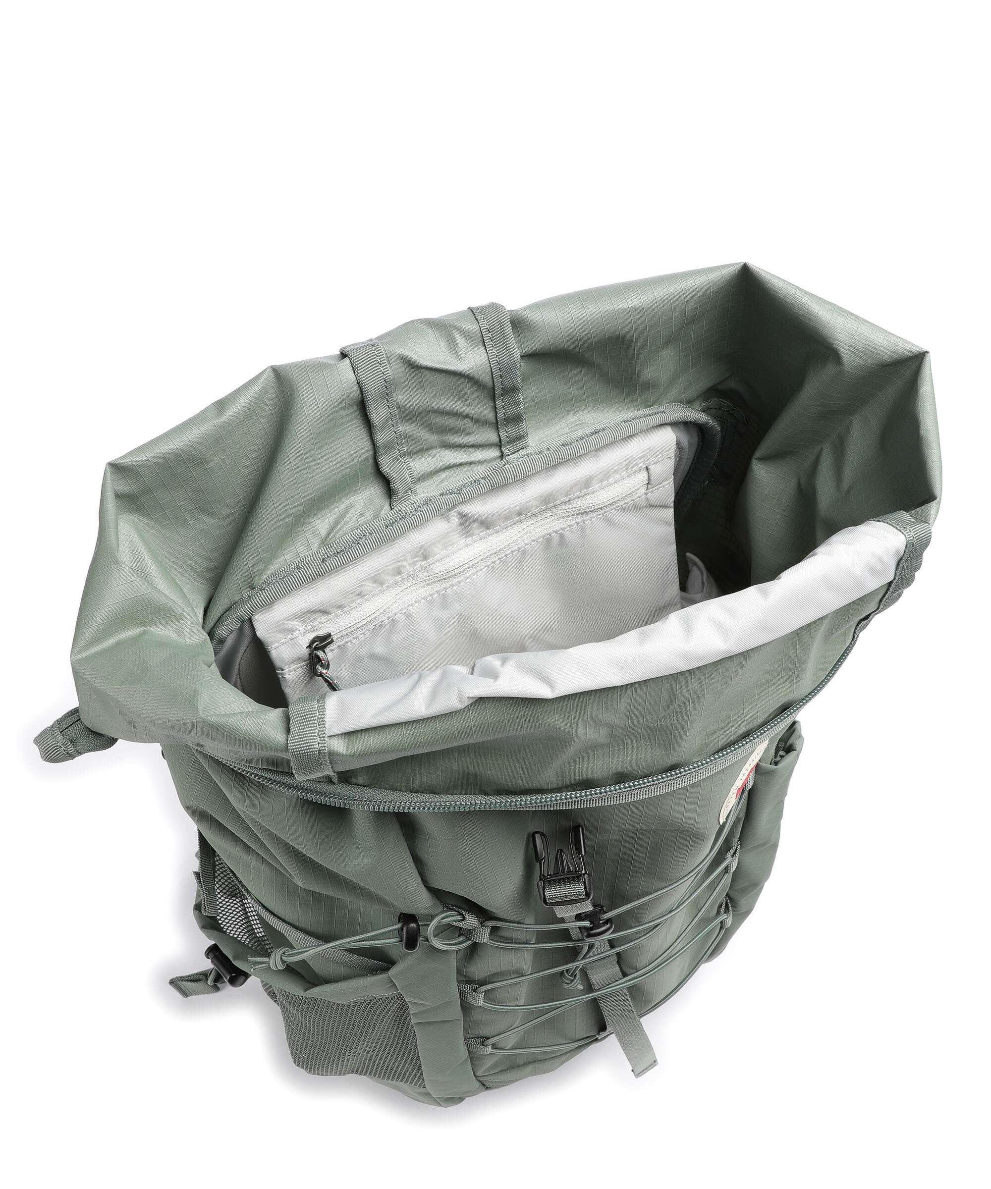 Fjällräven Abisko Hike Foldsack Hiking backpack patina green - Image 4