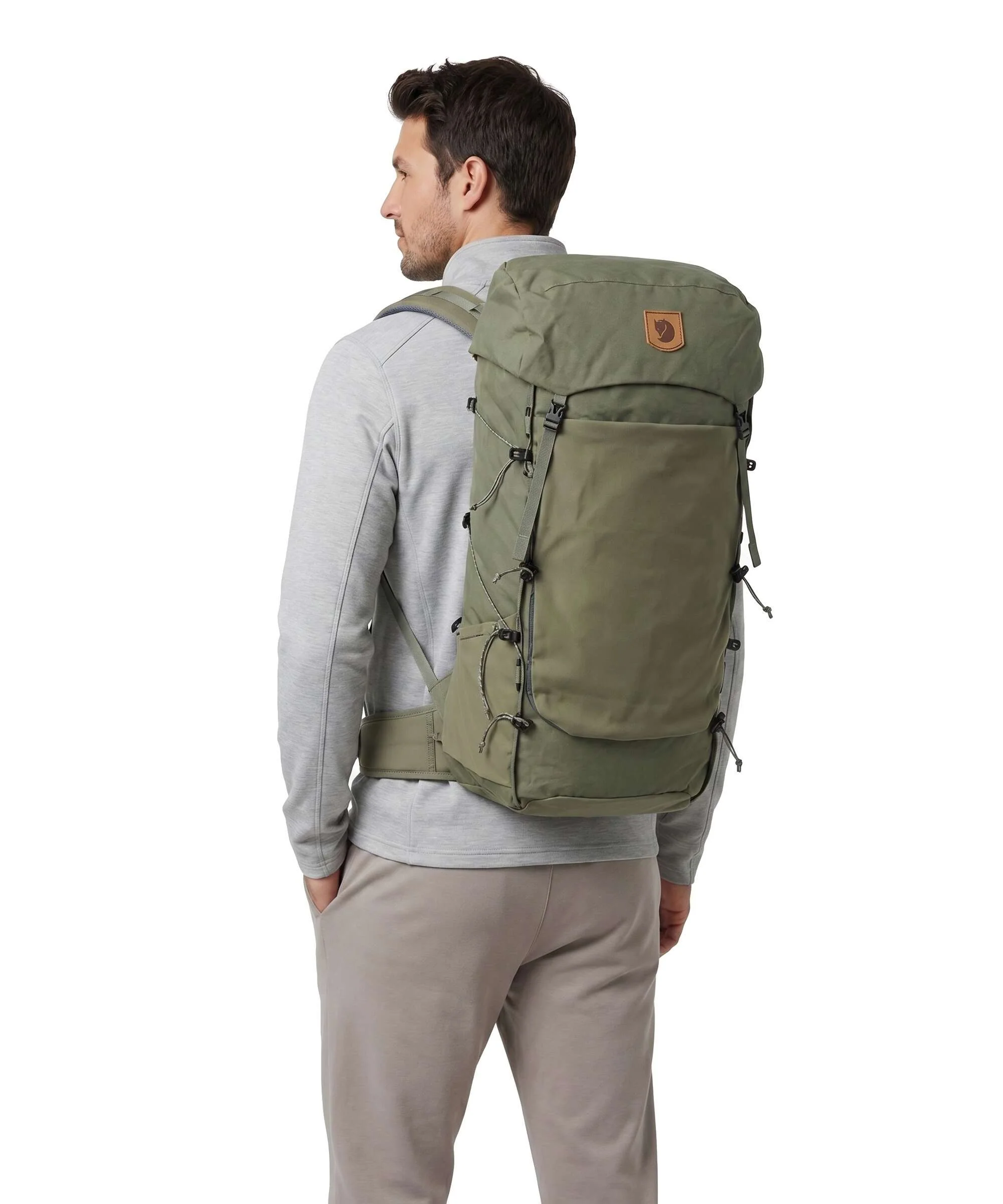 Fjällräven Kajka X-Lätt 45 M/L Trekking backpack green - Image 3