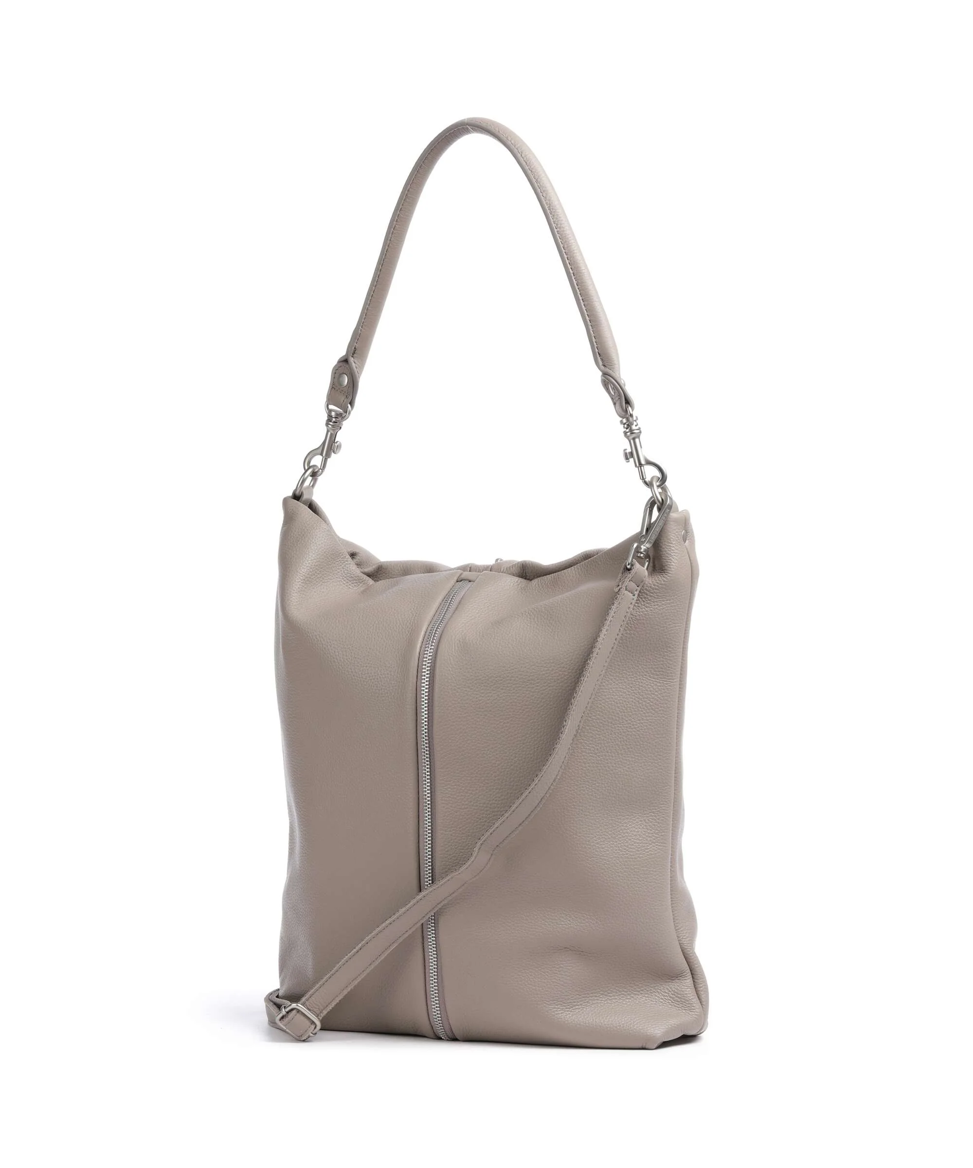 FredsBruder Feeling Good Zip Hobo bag warm grey - Image 2