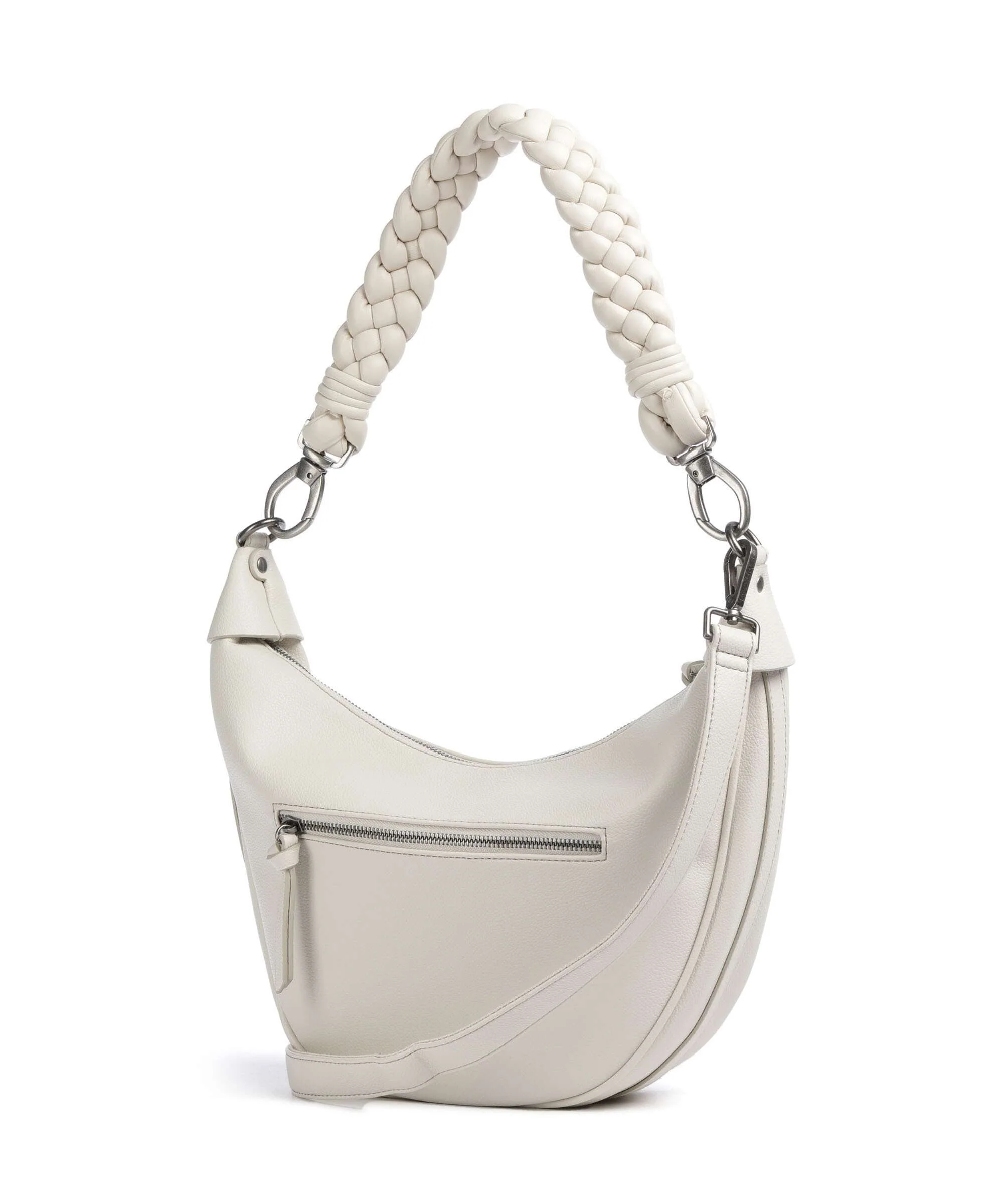 FredsBruder Good Vibes Only Hobo bag oat milk - Image 2
