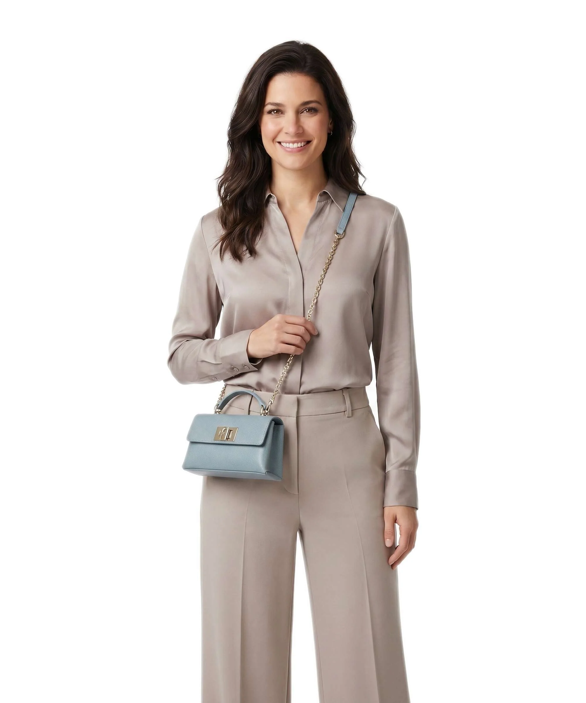 Furla 1927 Mini Crossbody bag cloud blue - Image 3