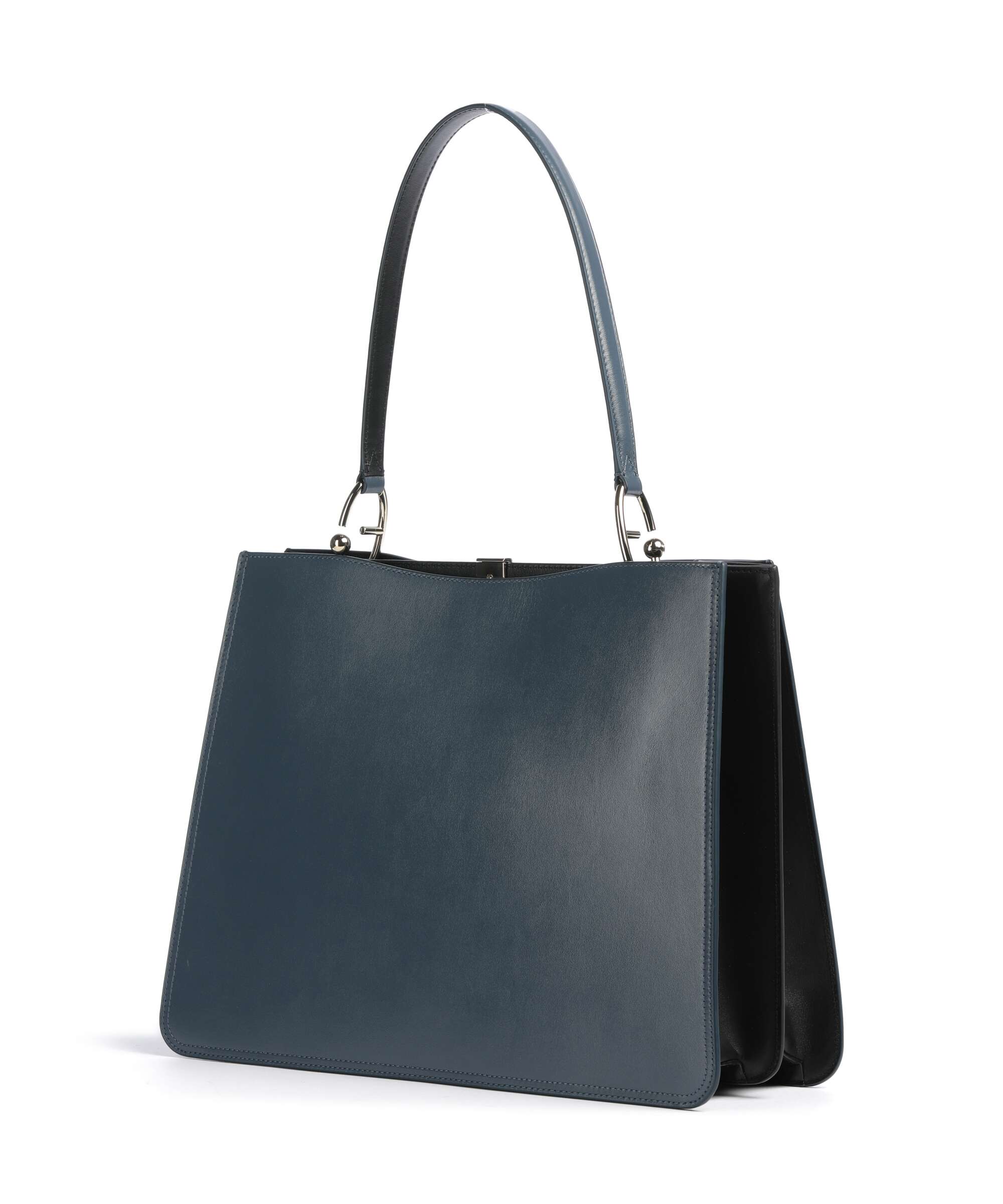 Furla Agata L Tote bag grigio blu/nero - Image 2
