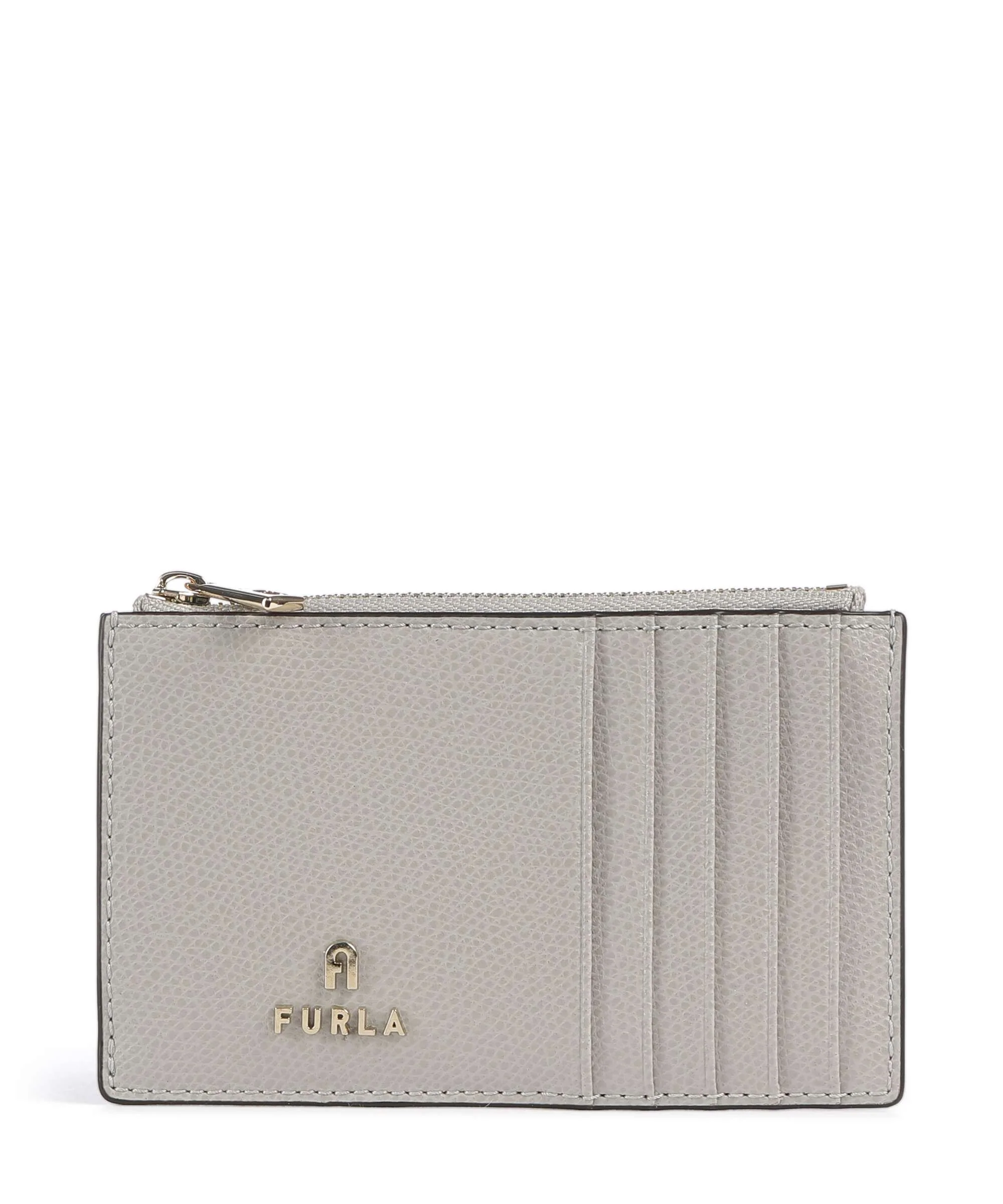 Furla Camelia M Credit card holder stone gray