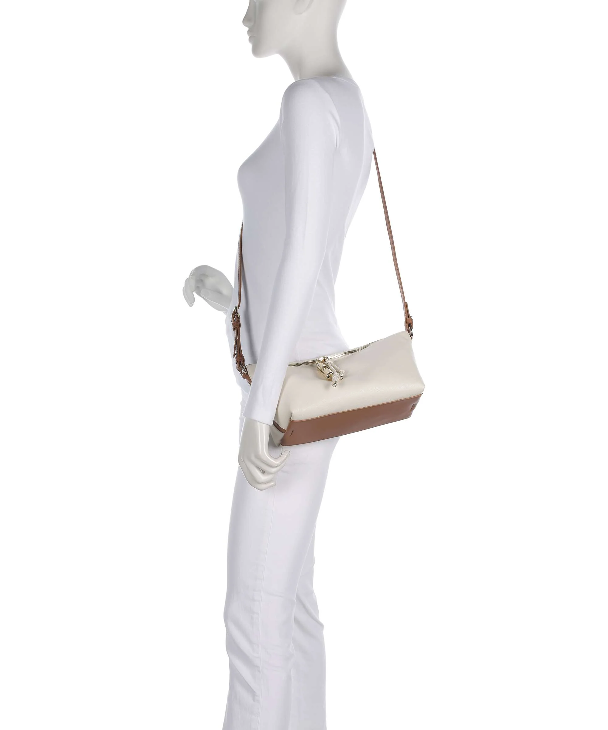 Furla Debby Mini Shoulder bag panna/brandy - Image 4