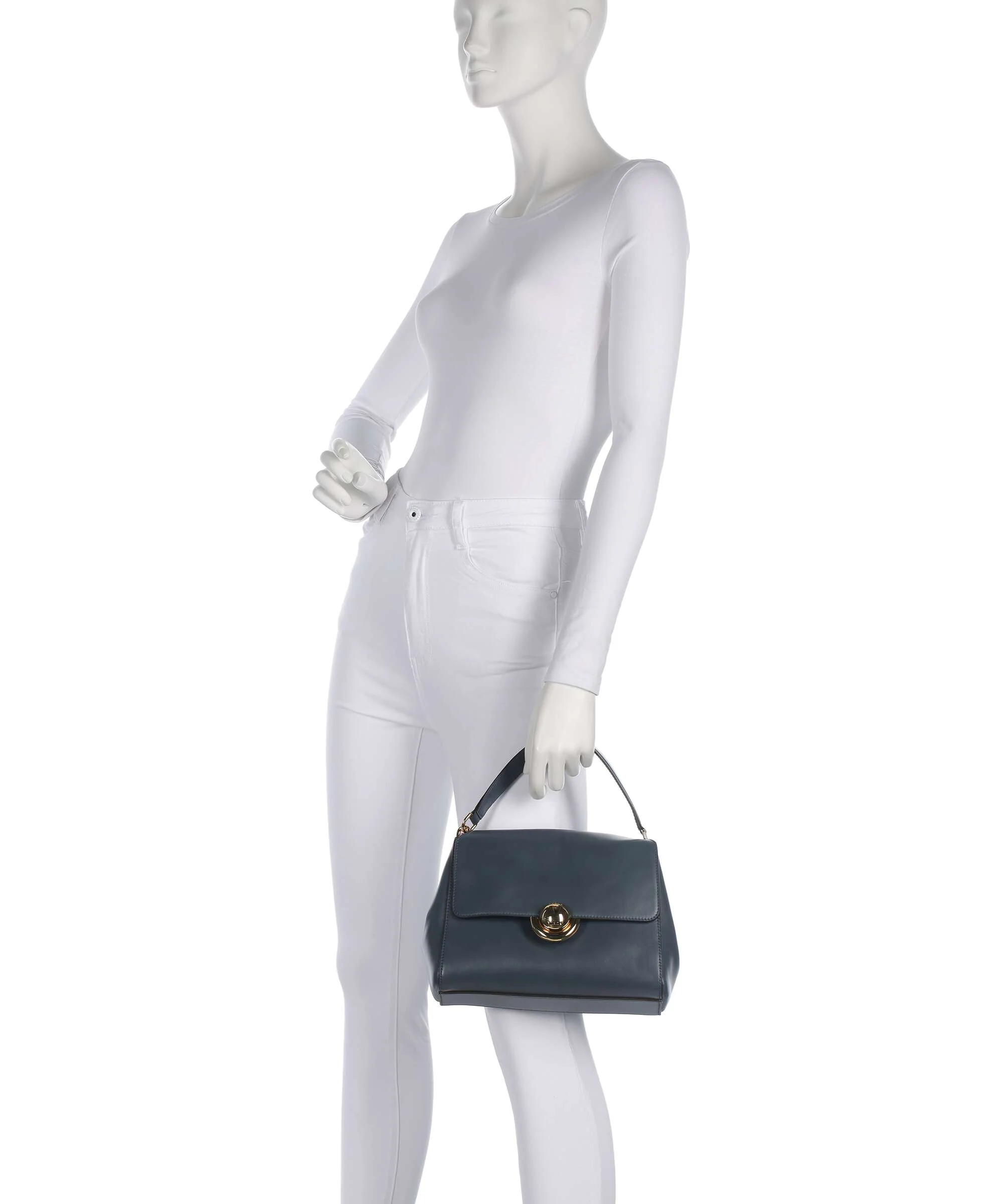 Furla Domus S Handbag grigio blu - Image 3