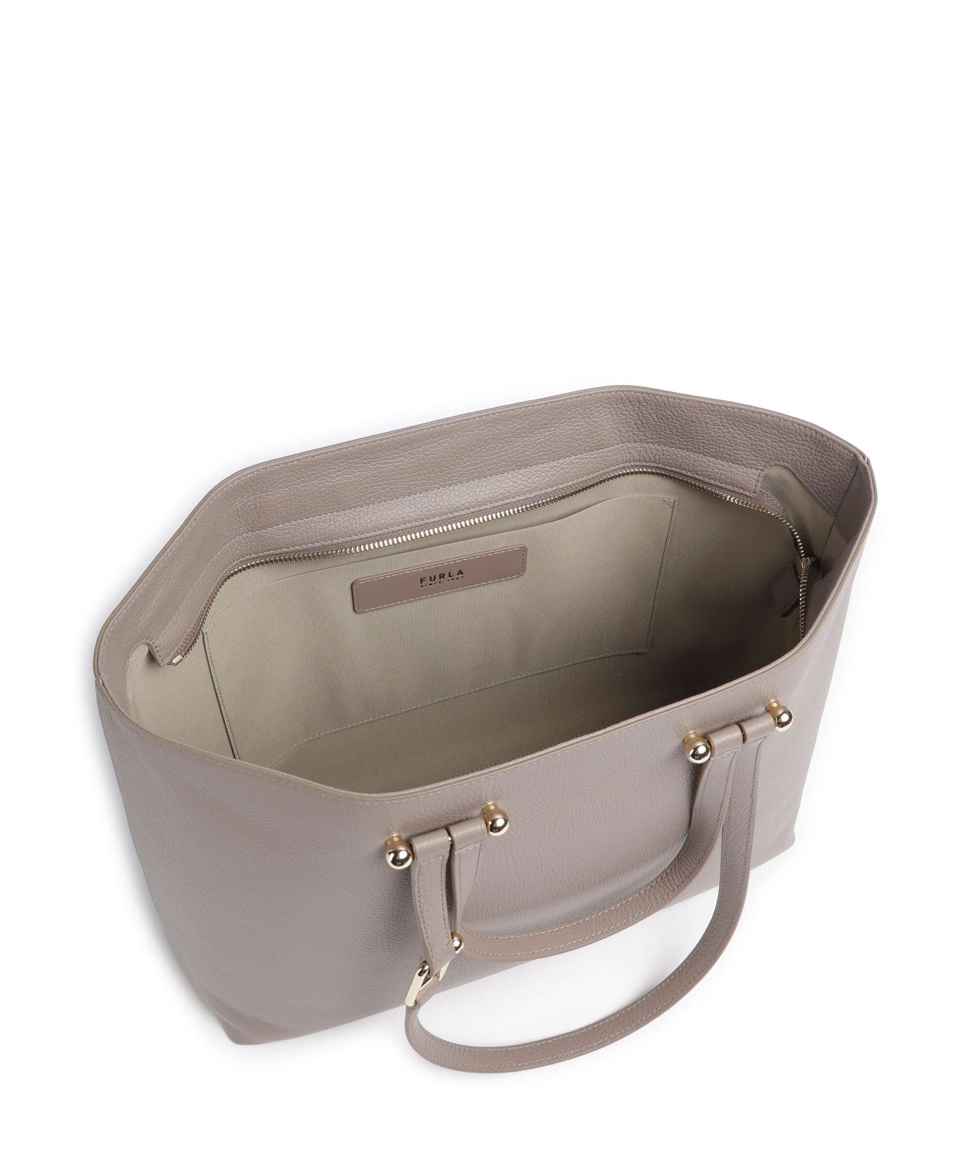 Furla Duetto L Tote bag stucco gray - Image 6