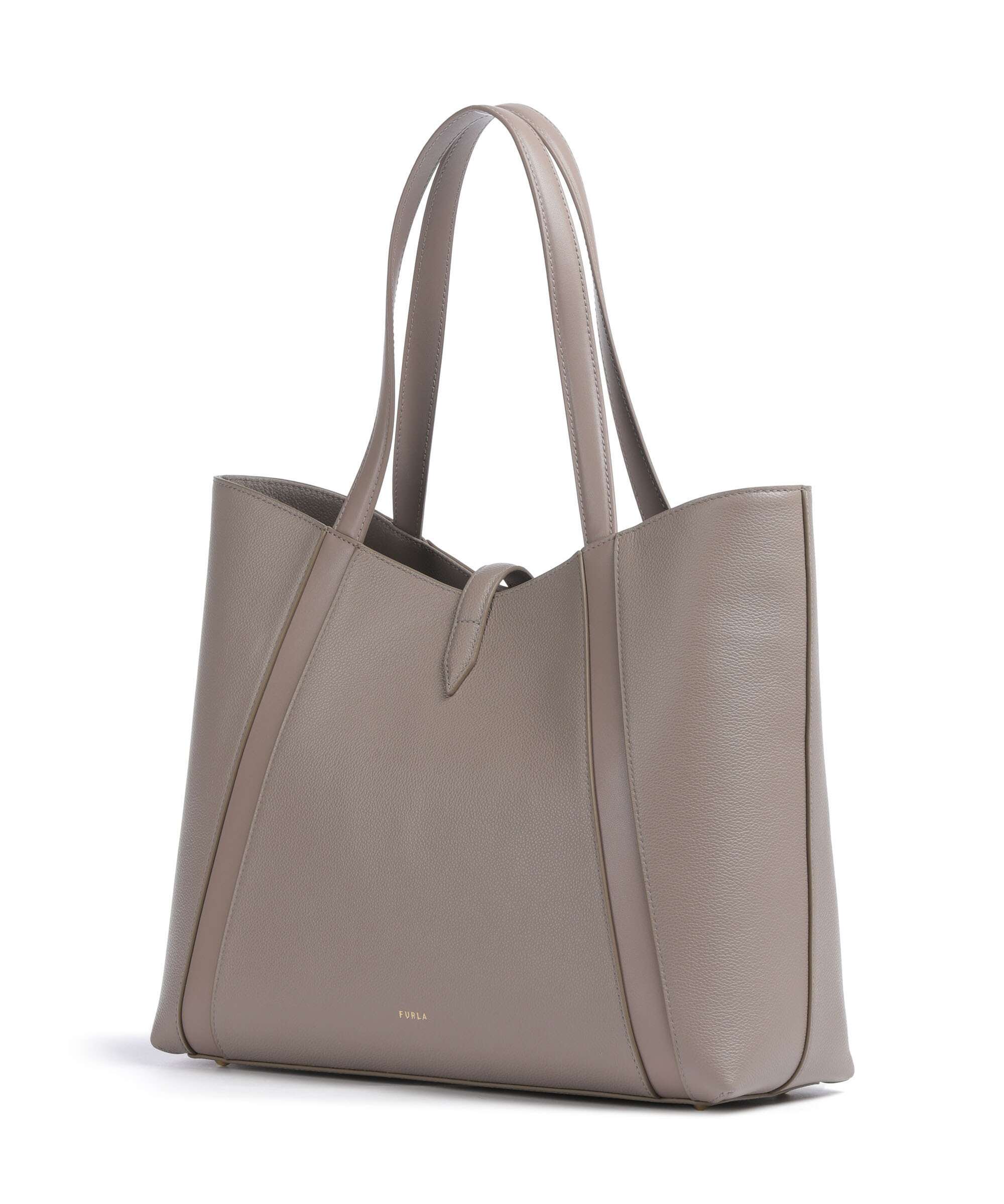 Furla Goccia L Tote bag stucco gray/mauve - Image 2