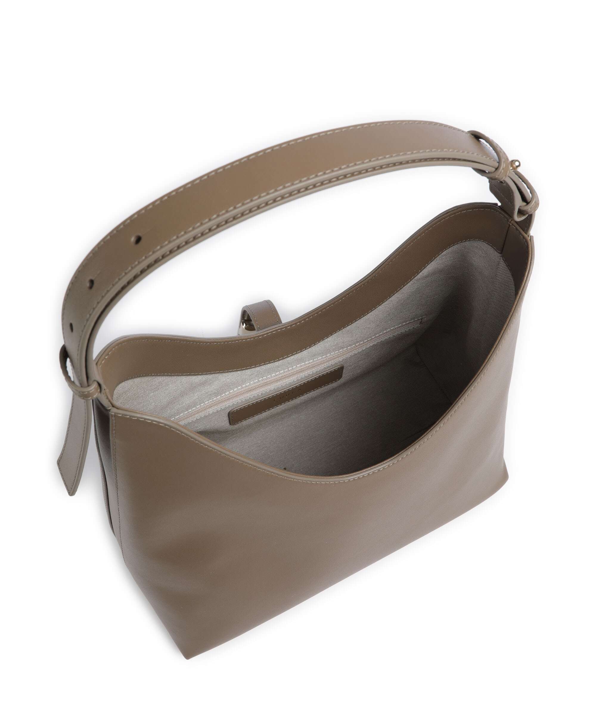 Furla Goccia M Hobo bag muddy gray - Image 6