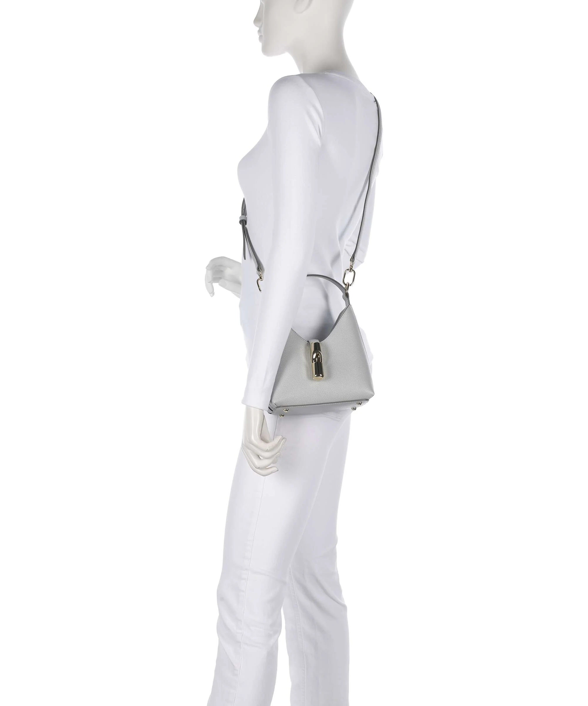Furla Iride Mini Crossbody bag color cristallo - Image 3