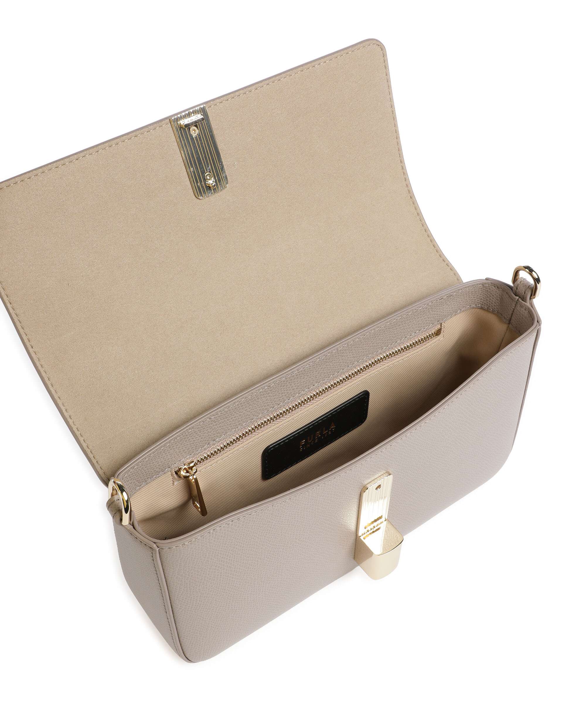 Furla Iride S Crossbody bag cachemire gray - Image 6