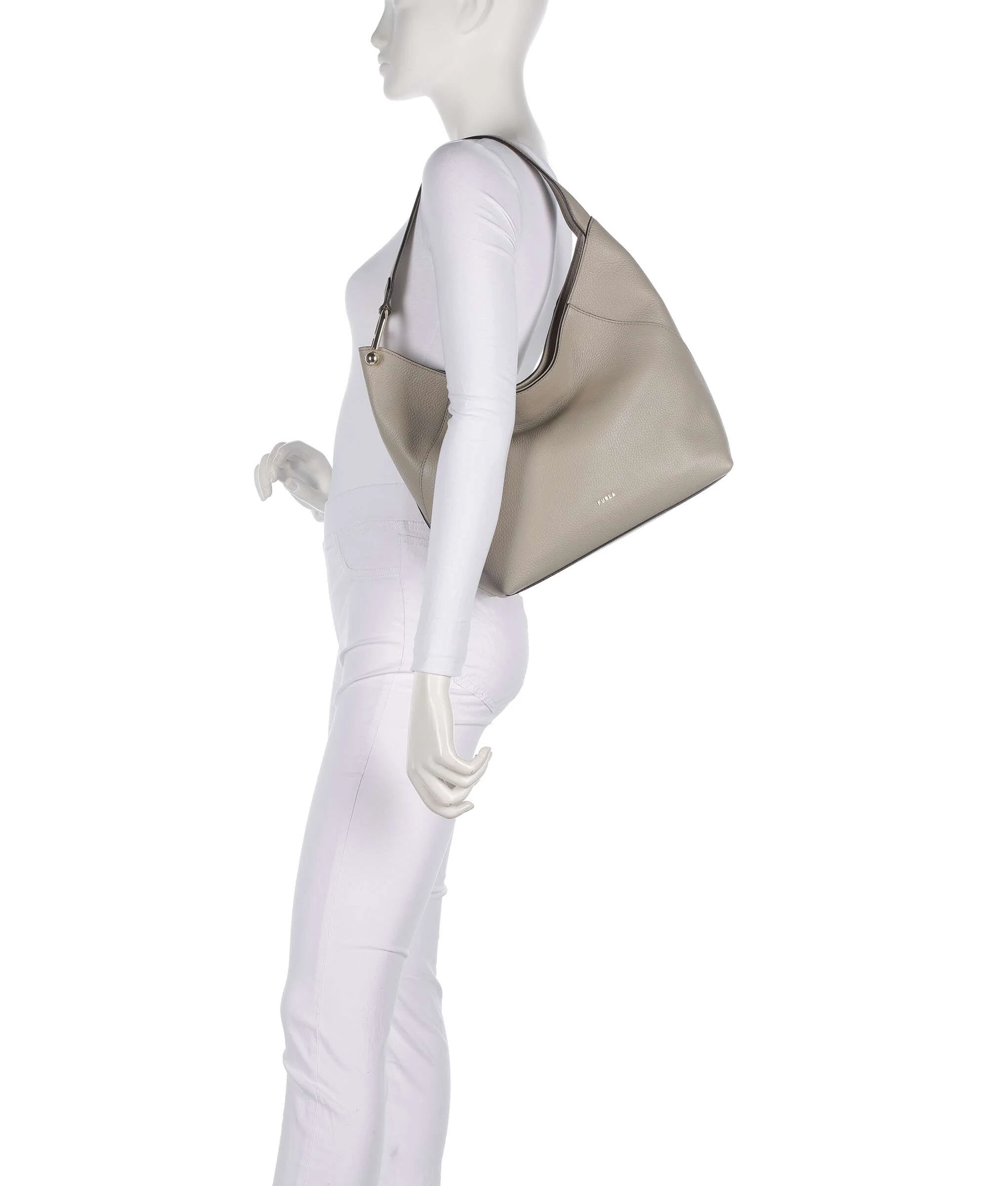 Furla Lara M Hobo bag linen - Image 3
