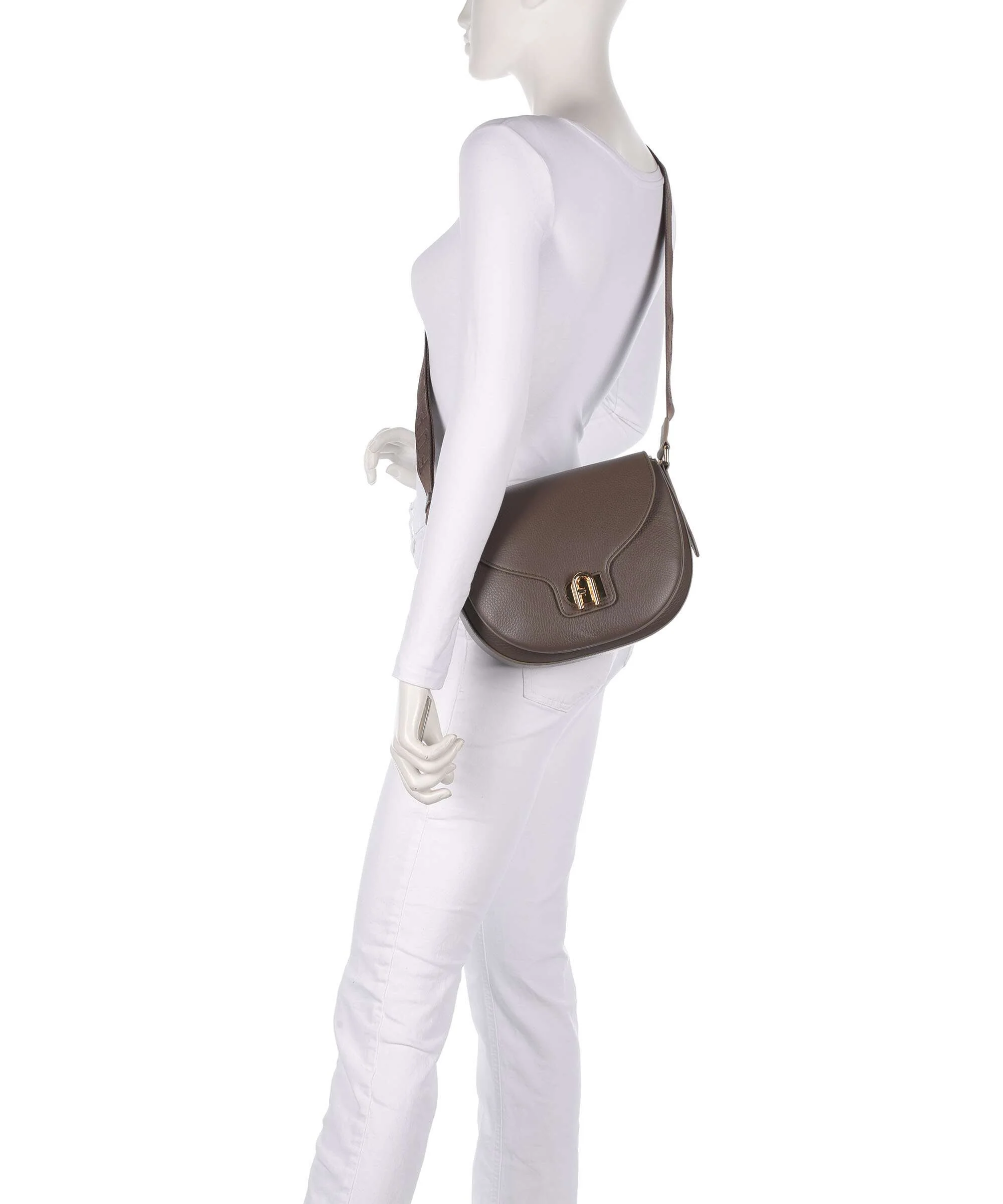 Furla Lotus S Crossbody bag toni mogano - Image 3
