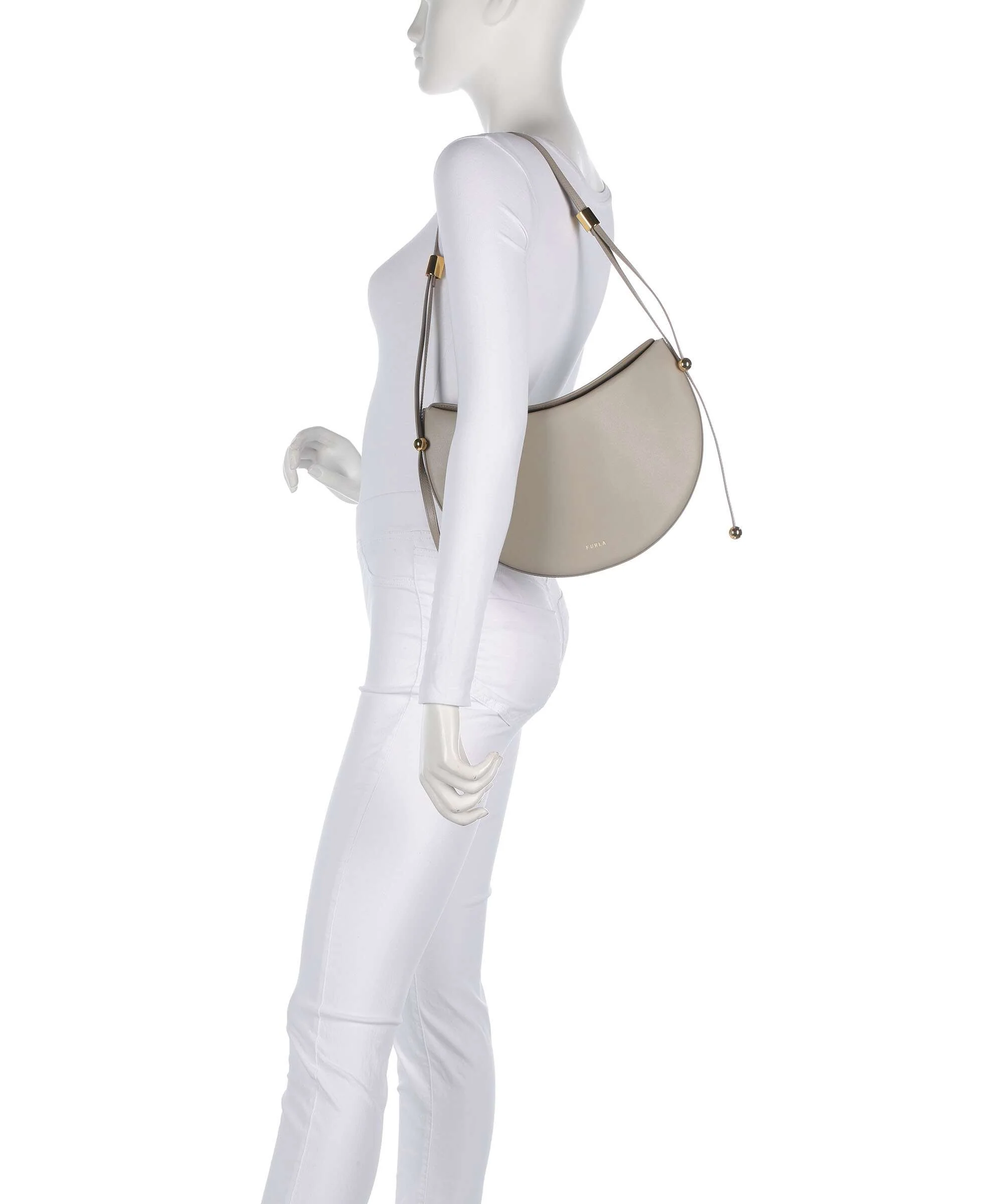 Furla Moonstone M Shoulder bag linen - Image 3