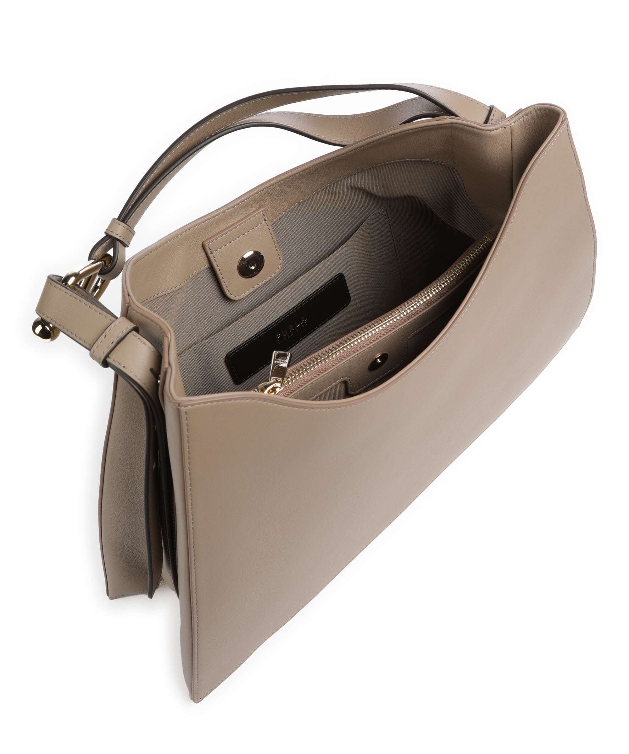 Furla Nuvola L Hobo bag greige - Image 6