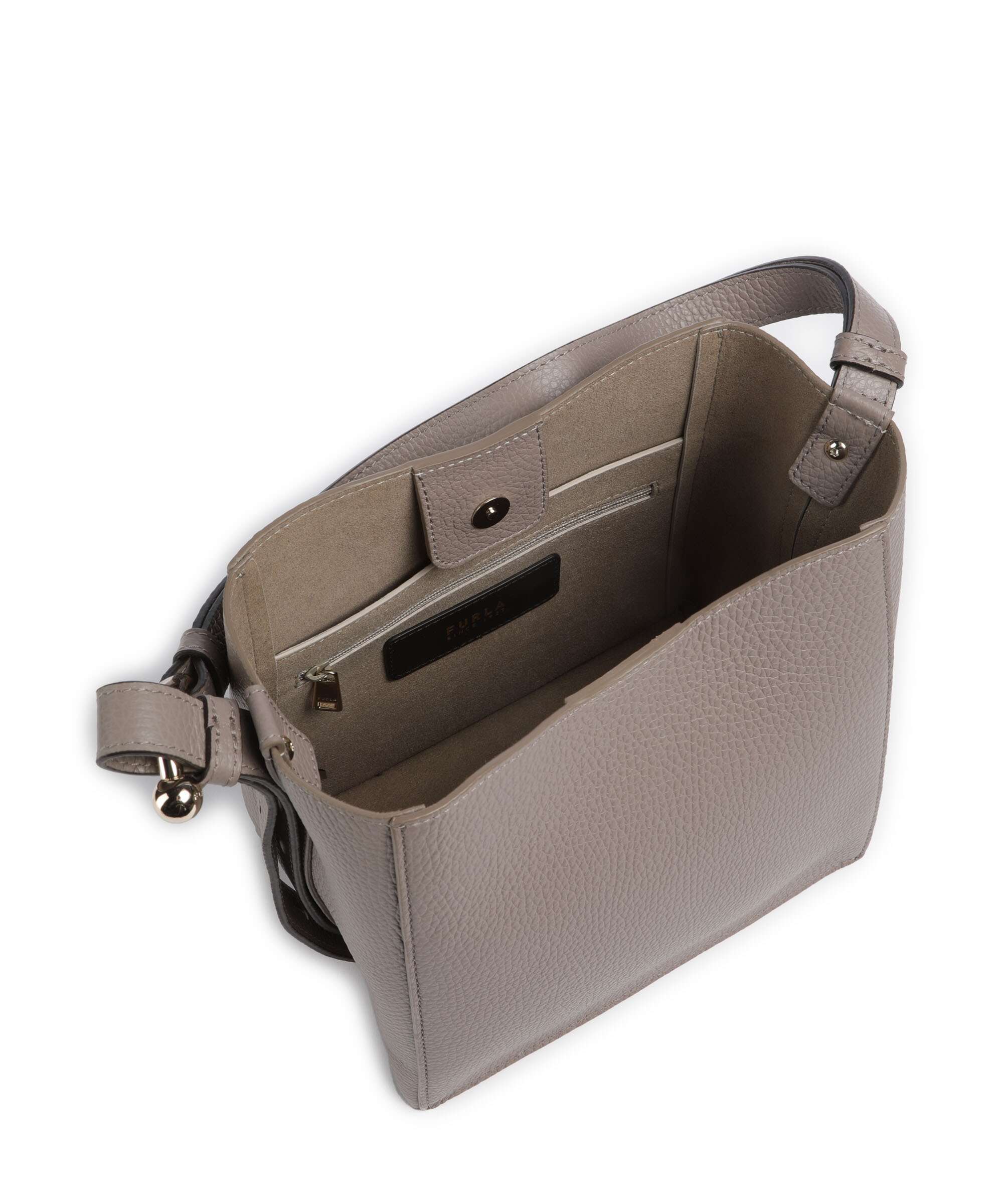 Furla Nuvola Mini Hobo bag stucco gray - Image 6