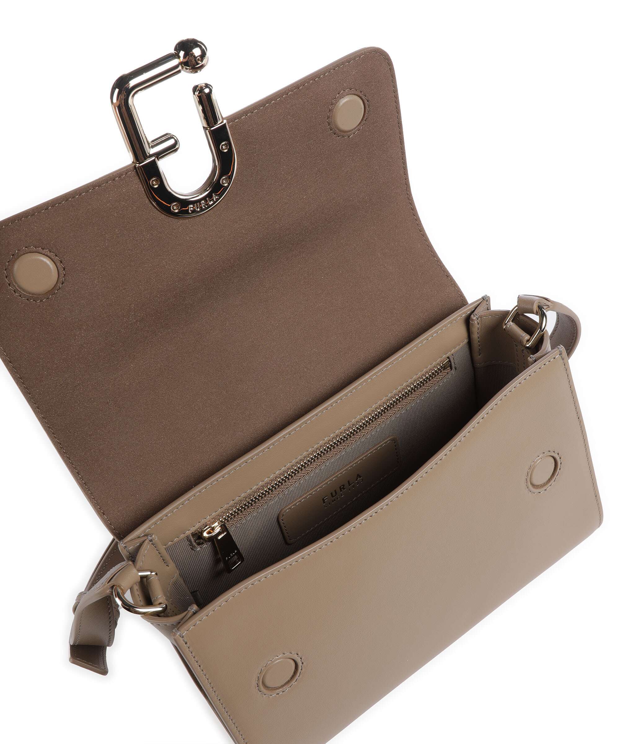 Furla Nuvola S Crossbody bag greige - Image 6