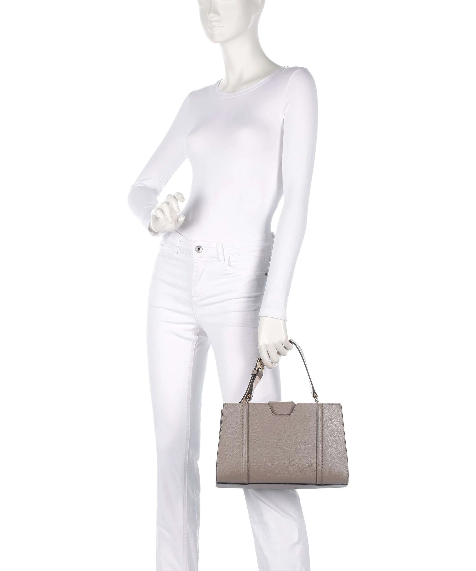 Furla Riva M Handbag stucco gray - Image 3