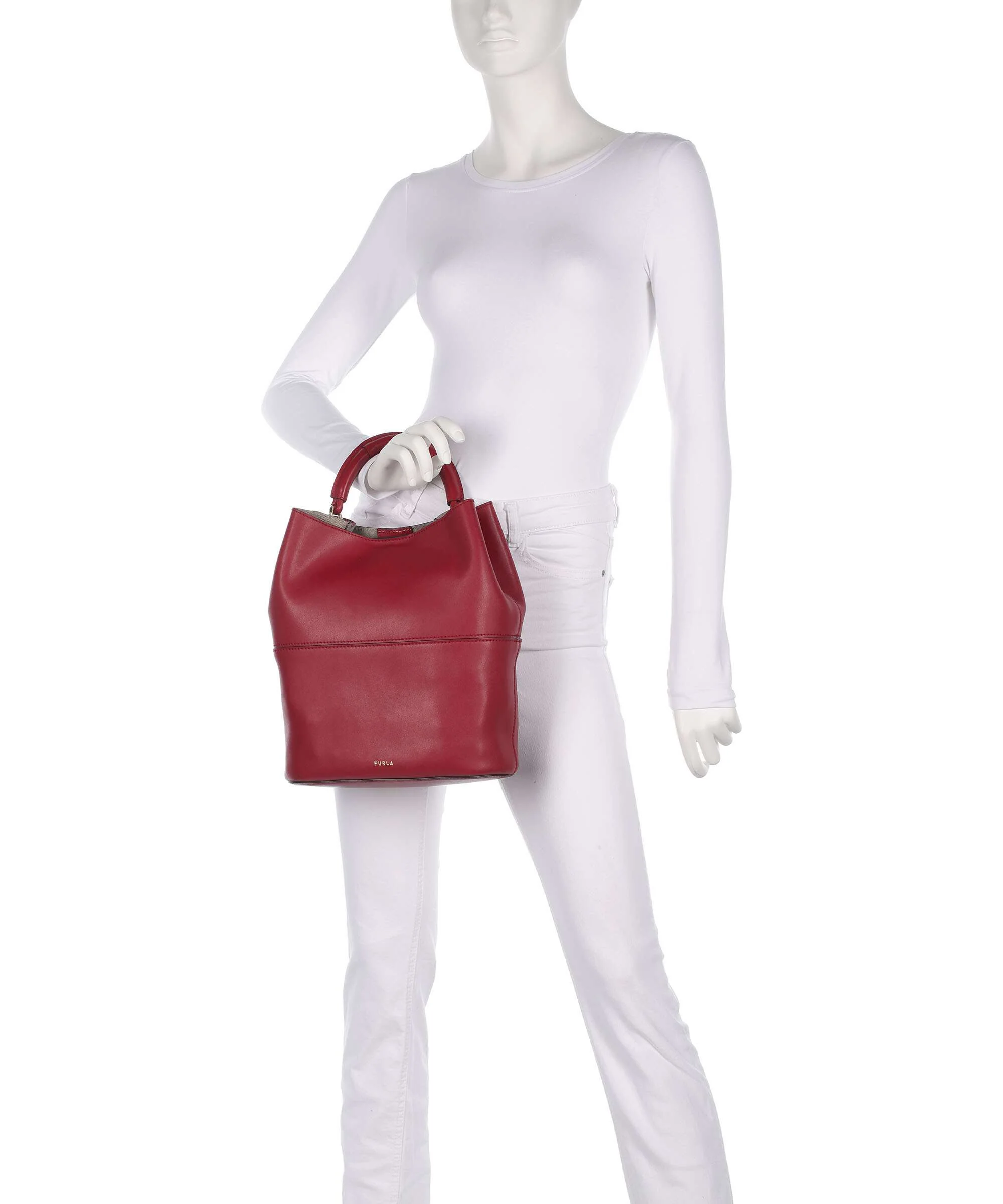 Furla Sfera S Bucket bag lacca/azalea - Image 4