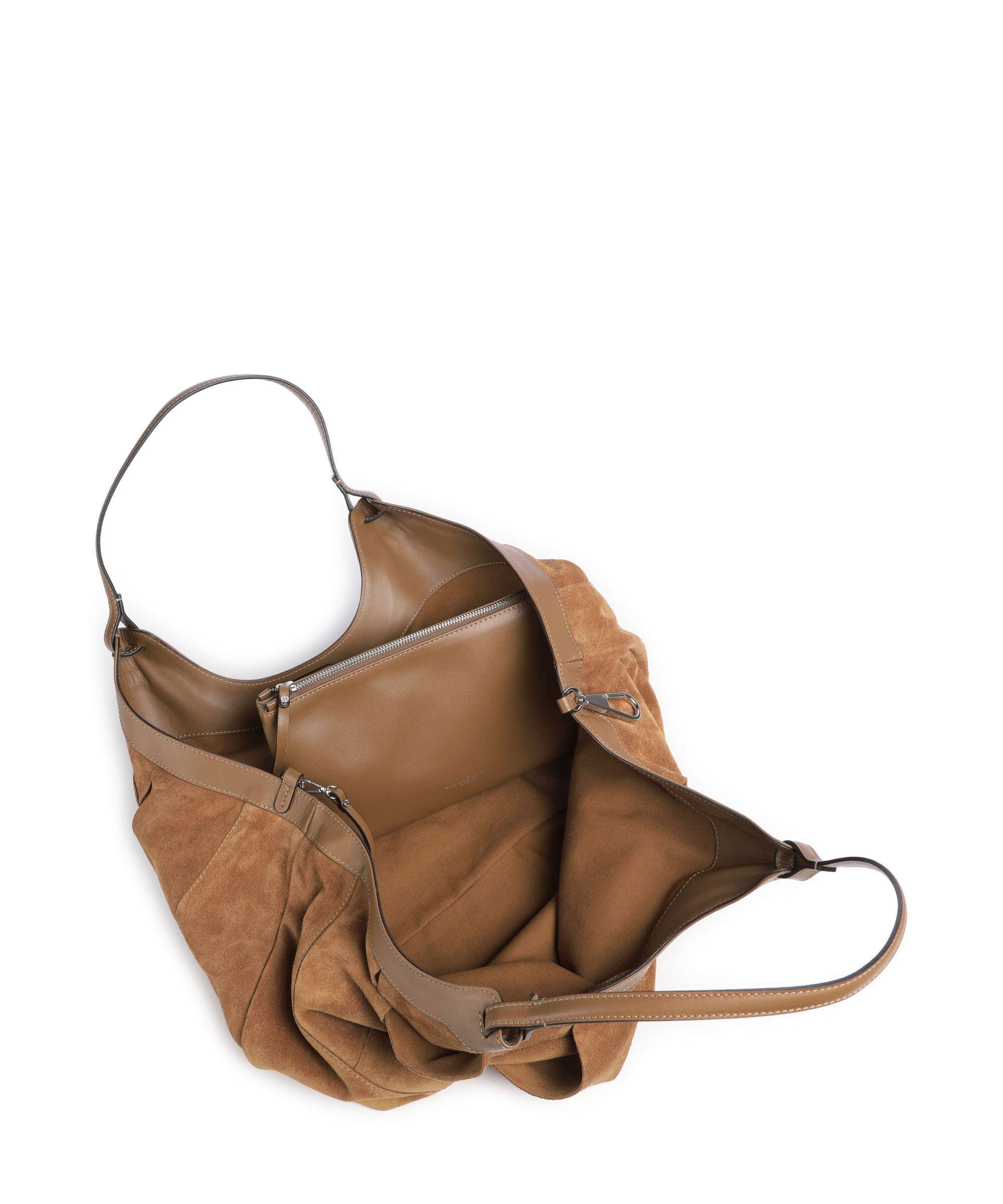 Gianni Chiarini Dua L Hobo bag caramel - Image 6