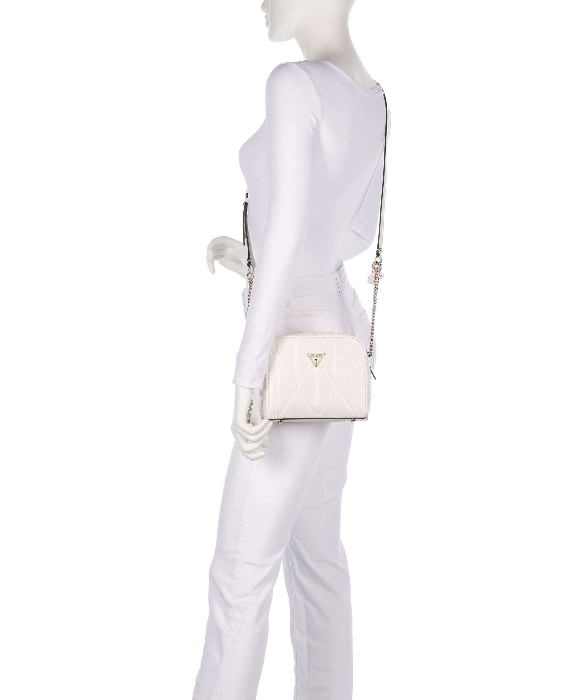 Guess Aldina G-Shine Crossbody bag offwhite - Image 3