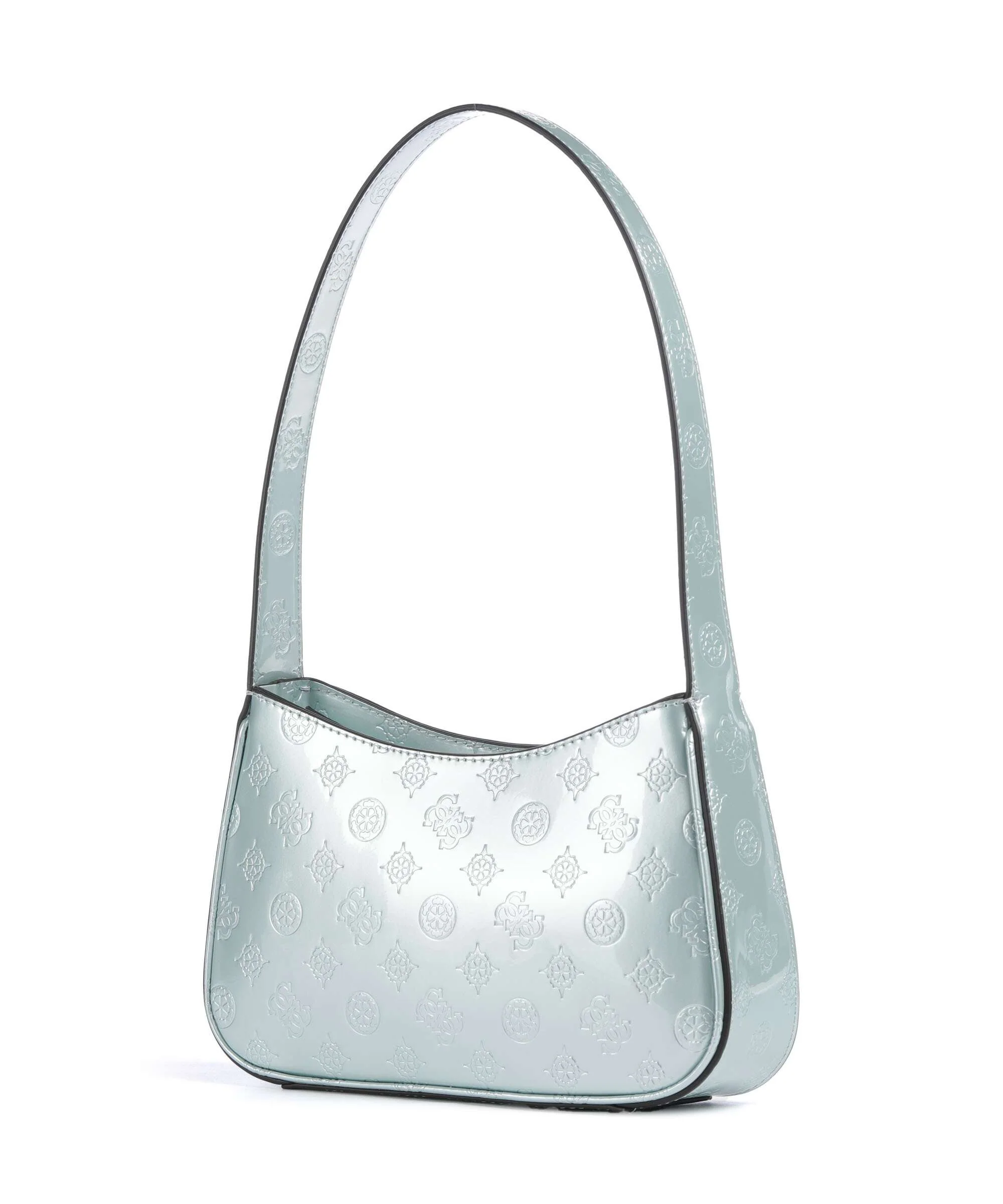 Guess Arnela Shoulder bag powder blue logo - Image 2