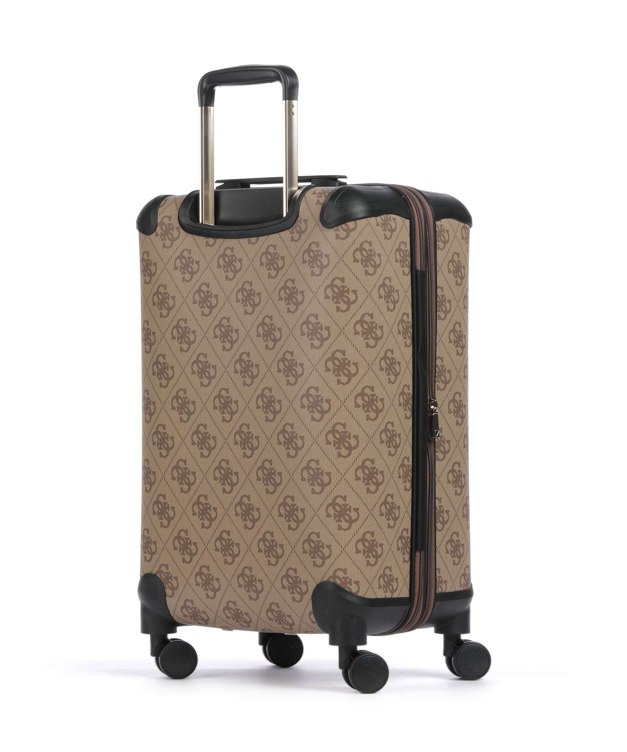 Guess Berta Maxi 4G Spinner (4 wheels) latte logo/brown - Image 2