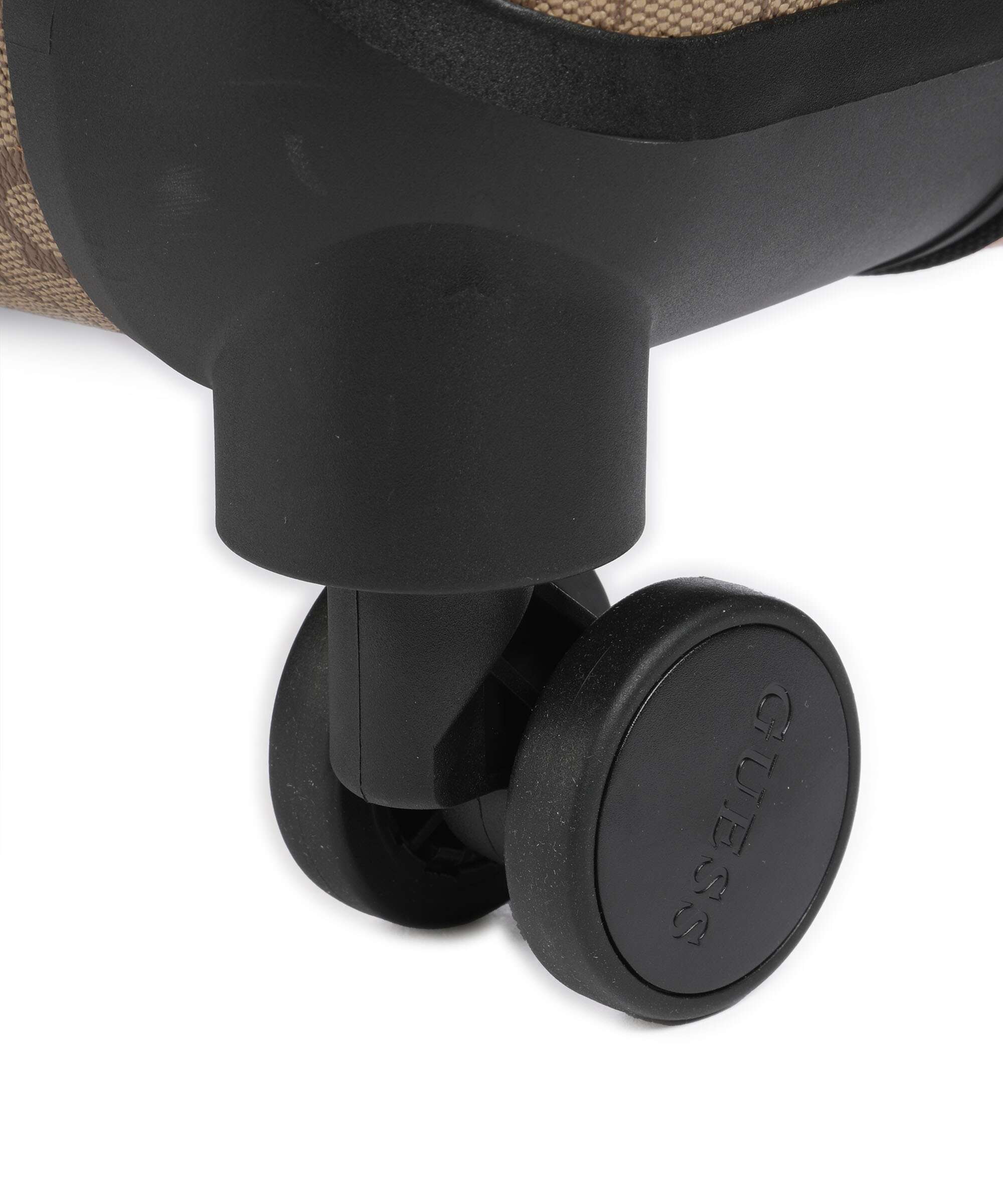 Guess Berta Maxi 4G Spinner (4 wheels) latte logo/brown - Image 5
