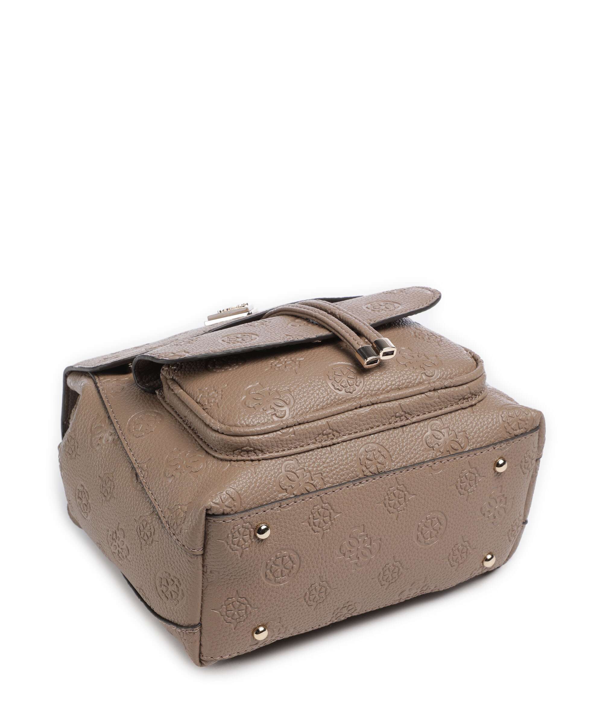 Guess Cresidia Backpack dark taupe logo - Image 5