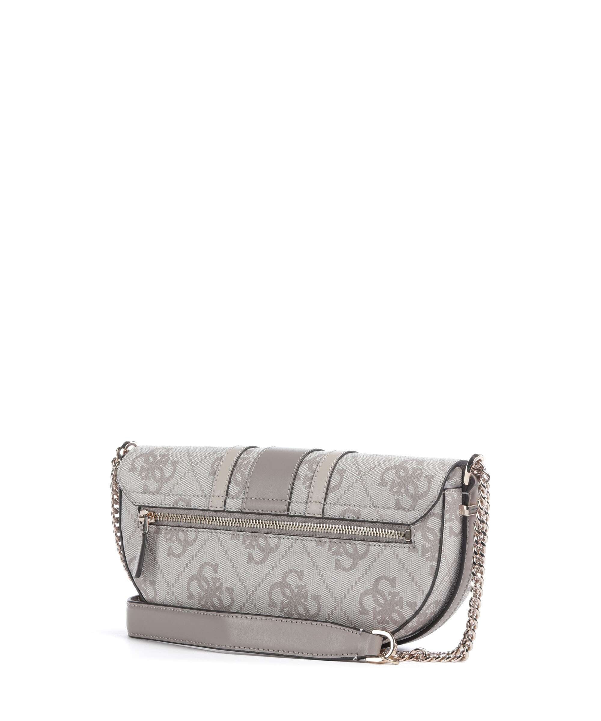 Guess Erenia Shoulder bag dark taupe logo - Image 2