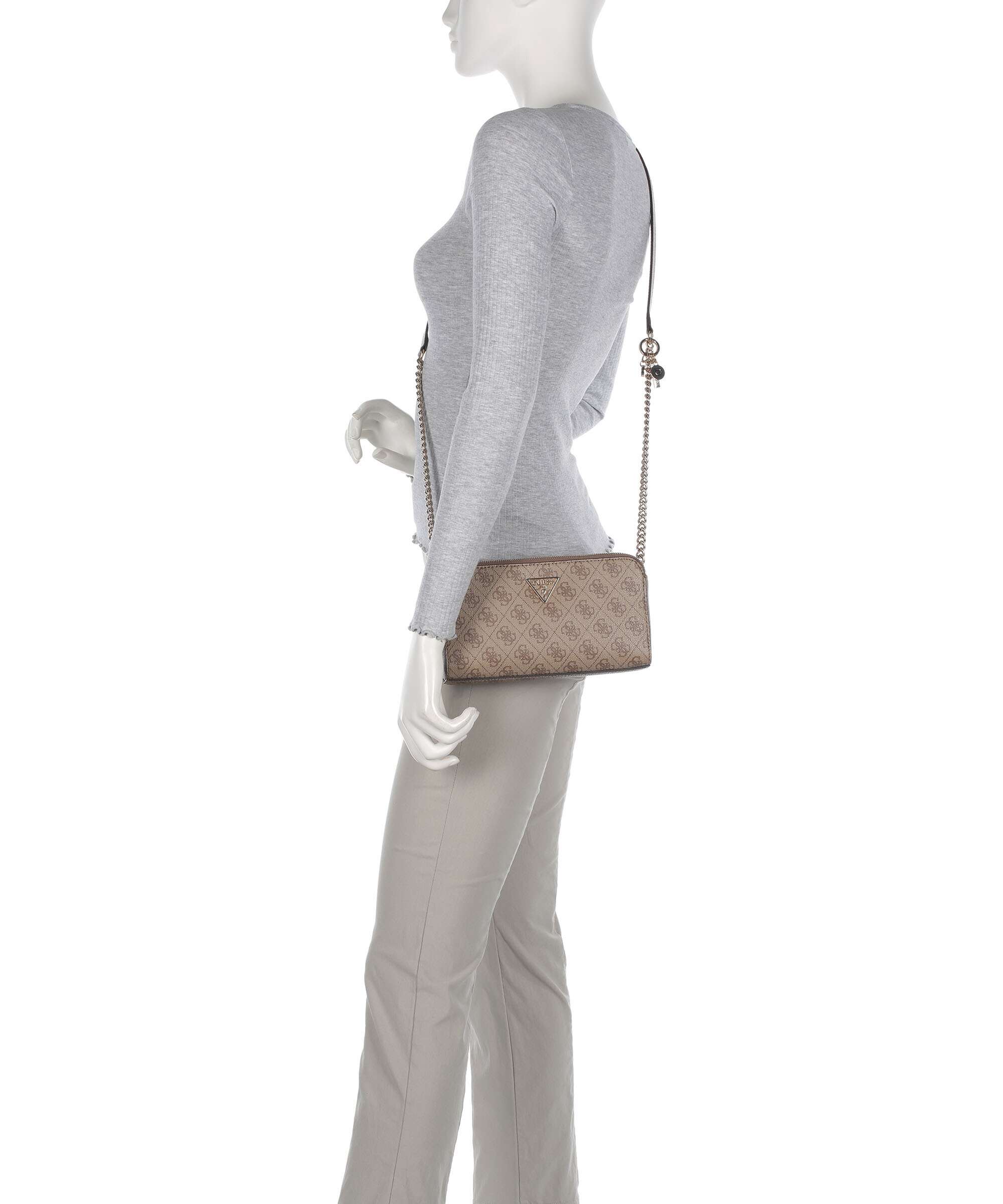 Guess Erica Eco Crossbody bag latte logo - Image 3