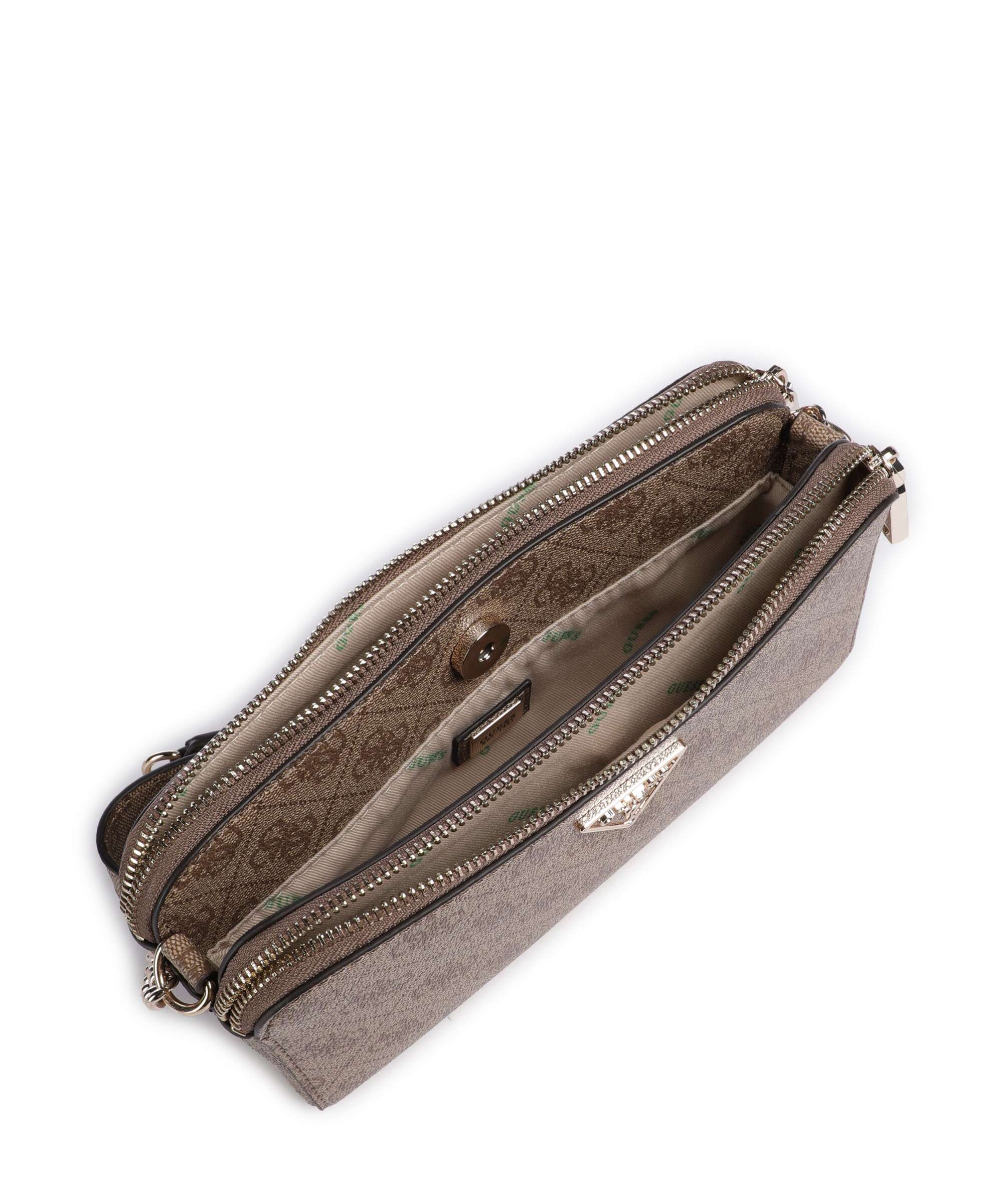 Guess Erica Eco Crossbody bag latte logo - Image 6