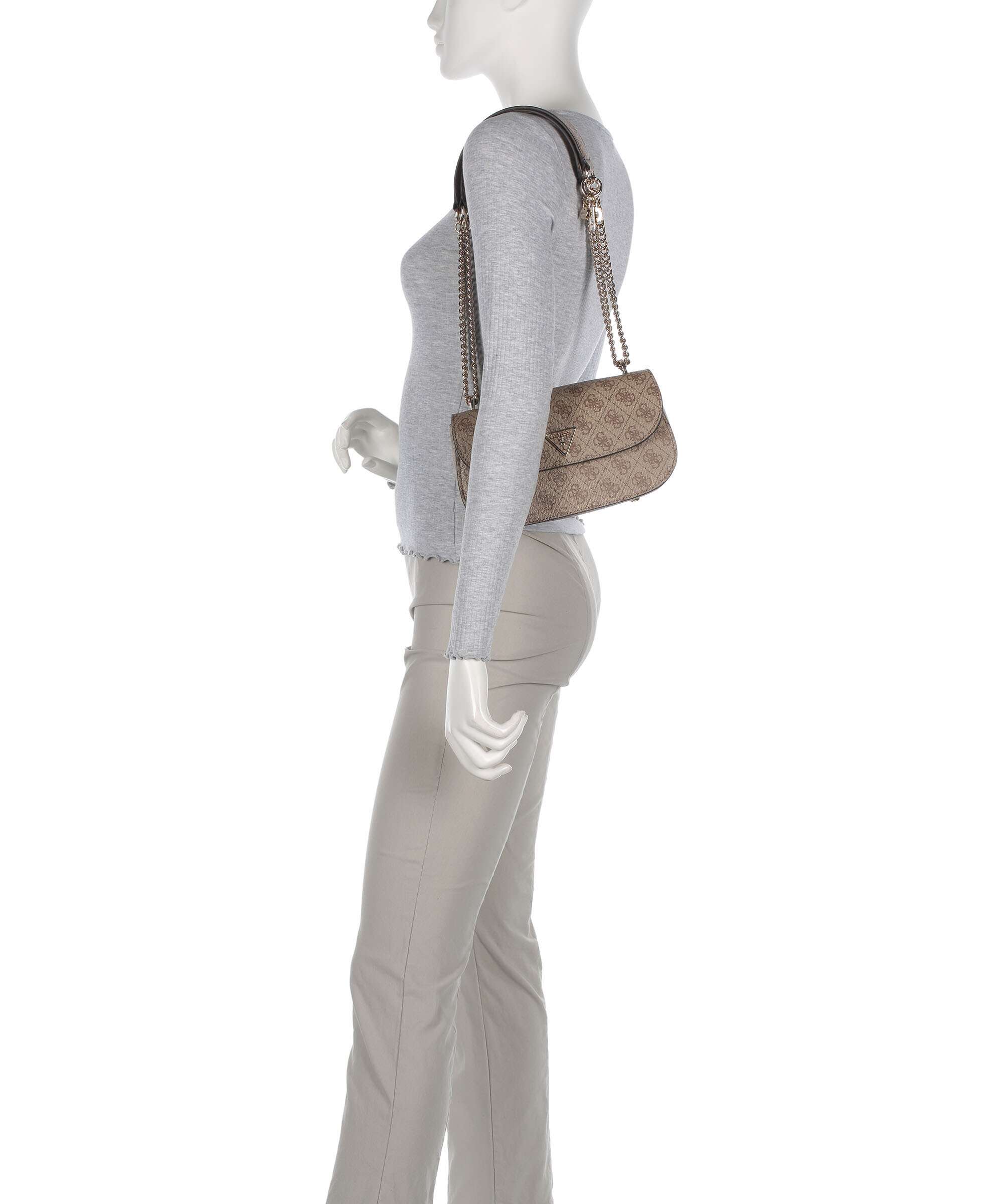 Guess Erica Eco Shoulder bag latte logo - Image 3