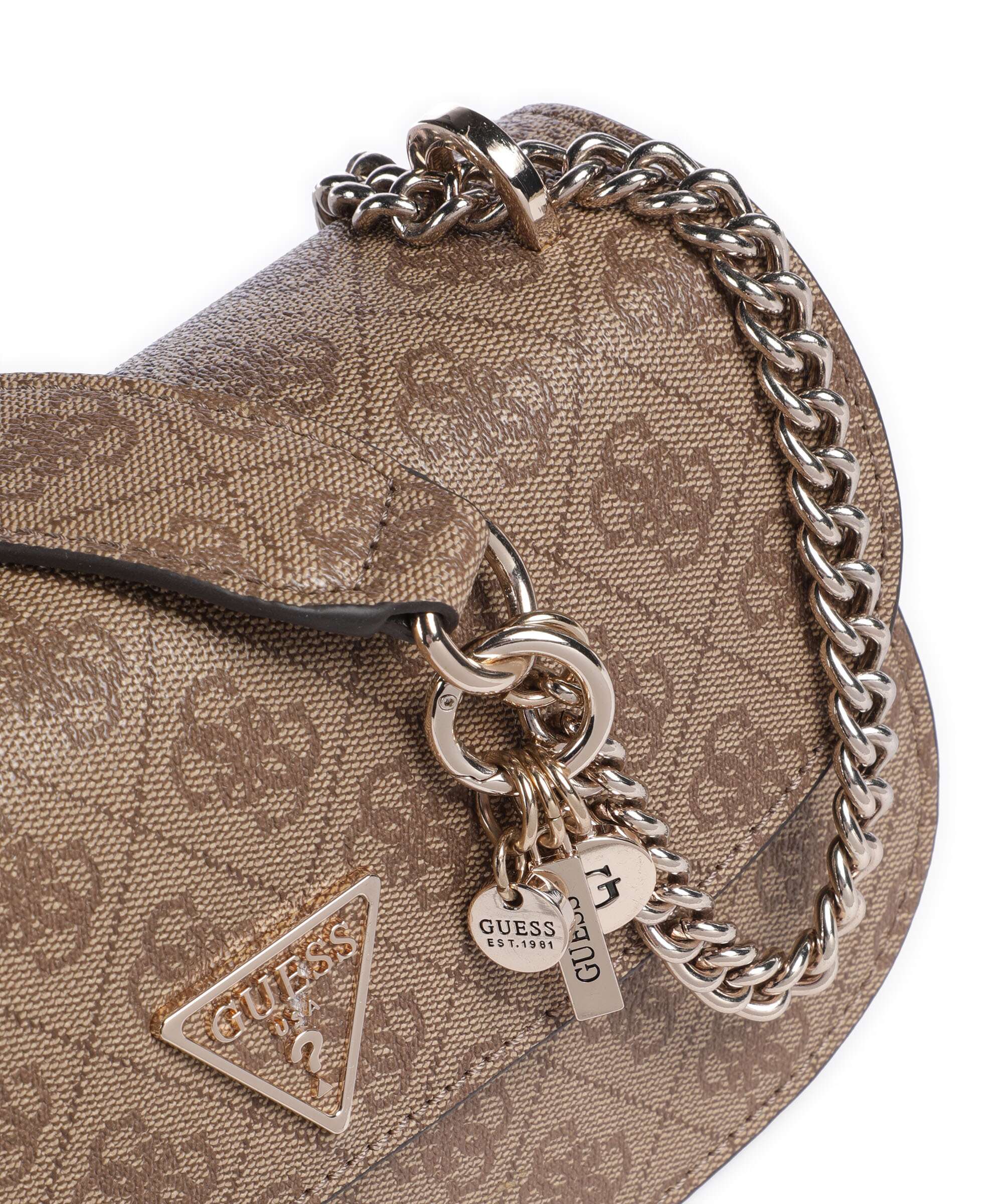 Guess Erica Eco Shoulder bag latte logo - Image 5